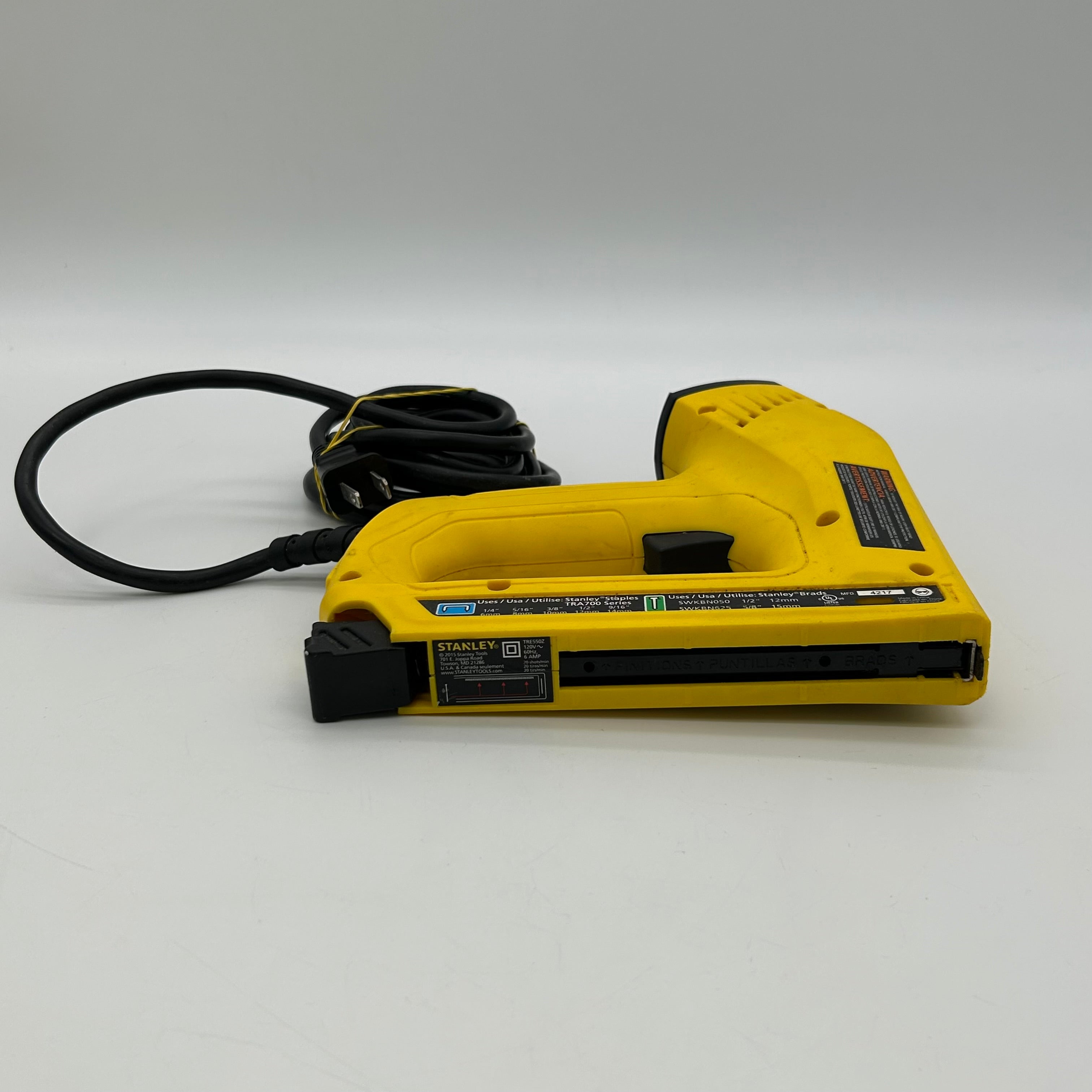 Stanley TRE550Z Electric Staple Gun Brad Nailer 120V Heavy Duty