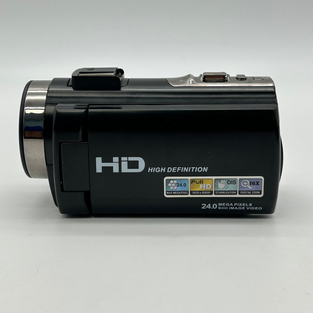 Full HD Digital Camcorder 24MP 1080p 16x Zoom HDV-201LM Bundle with 2 Batteries