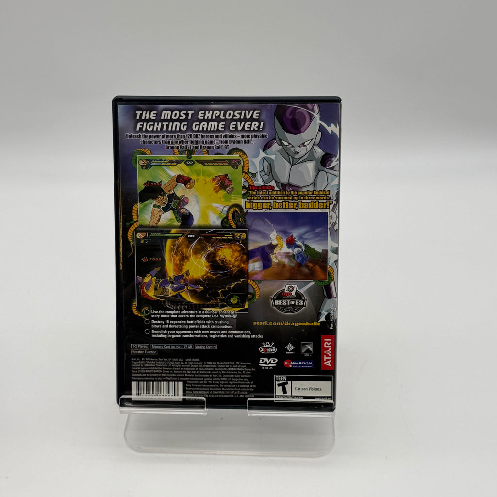 Dragon Ball Z Budokai Tenkaichi 2 PS2 PlayStation 2 - CIB w/Manual +  Disc!