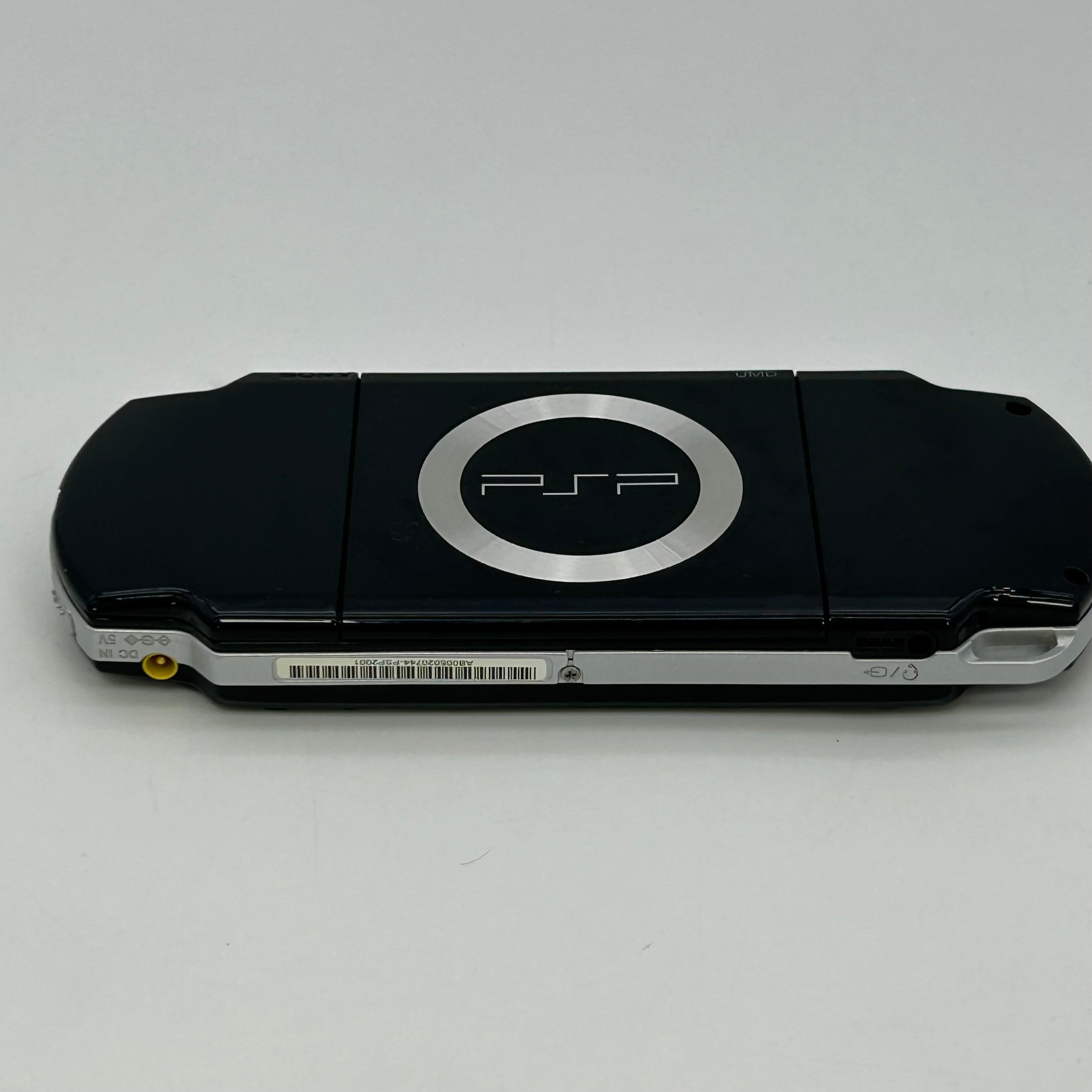 Sony PSP 2001 Piano Black Handheld Console Bundle Untested For Parts 3 Games