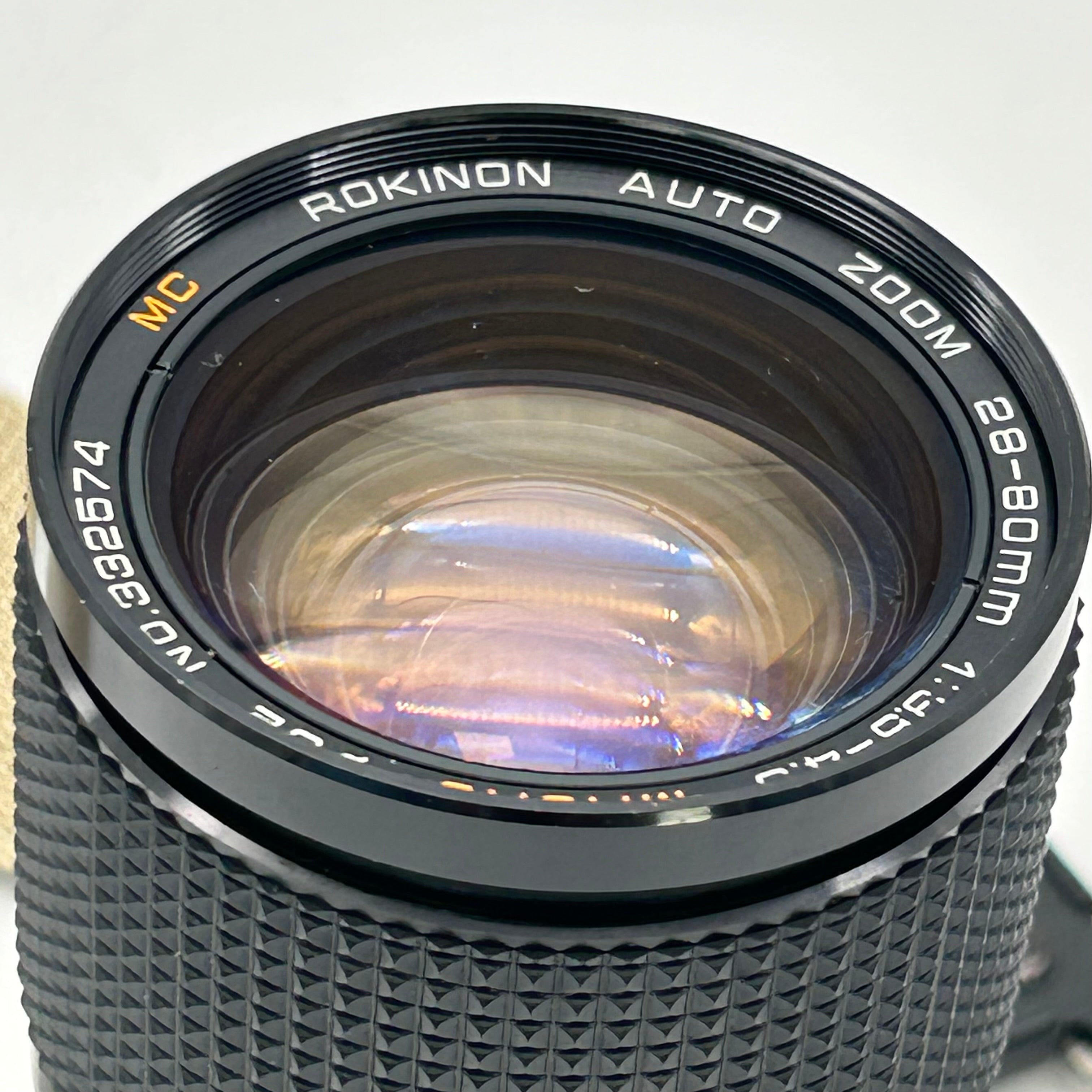Nikon FG-20 35mm SLR Film Camera Bundle w/ 2 Lenses (Rokinon, Sigma) - Untested