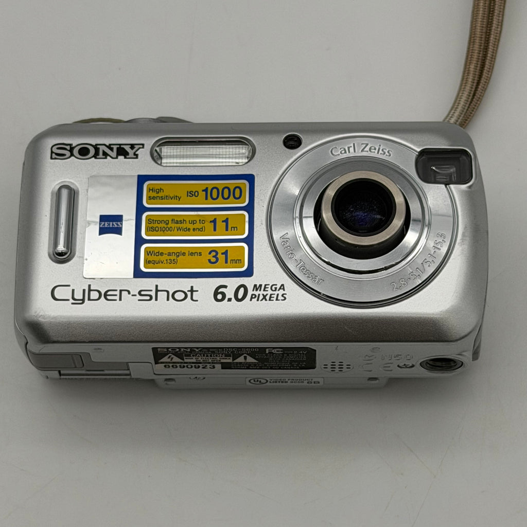 Sony Digital Camera Cybershot DSC-S600 6.0MP Silver - Tested