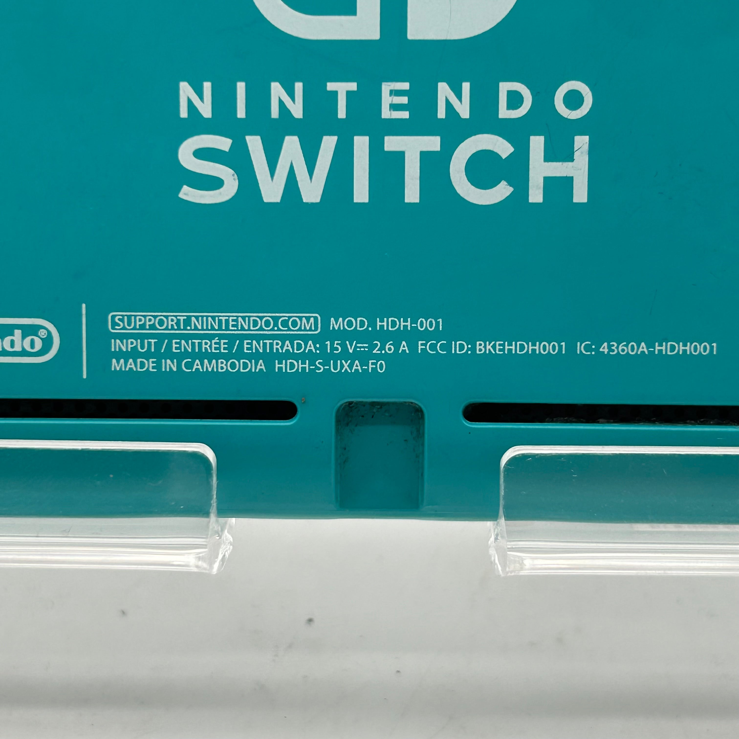 Nintendo Switch Lite Turquoise HDH-001 32GB w/ 4 Games  - Tested