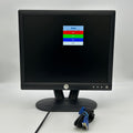 Dell E153FPF 15" LCD Monitor - Tested & Working - Black - Used