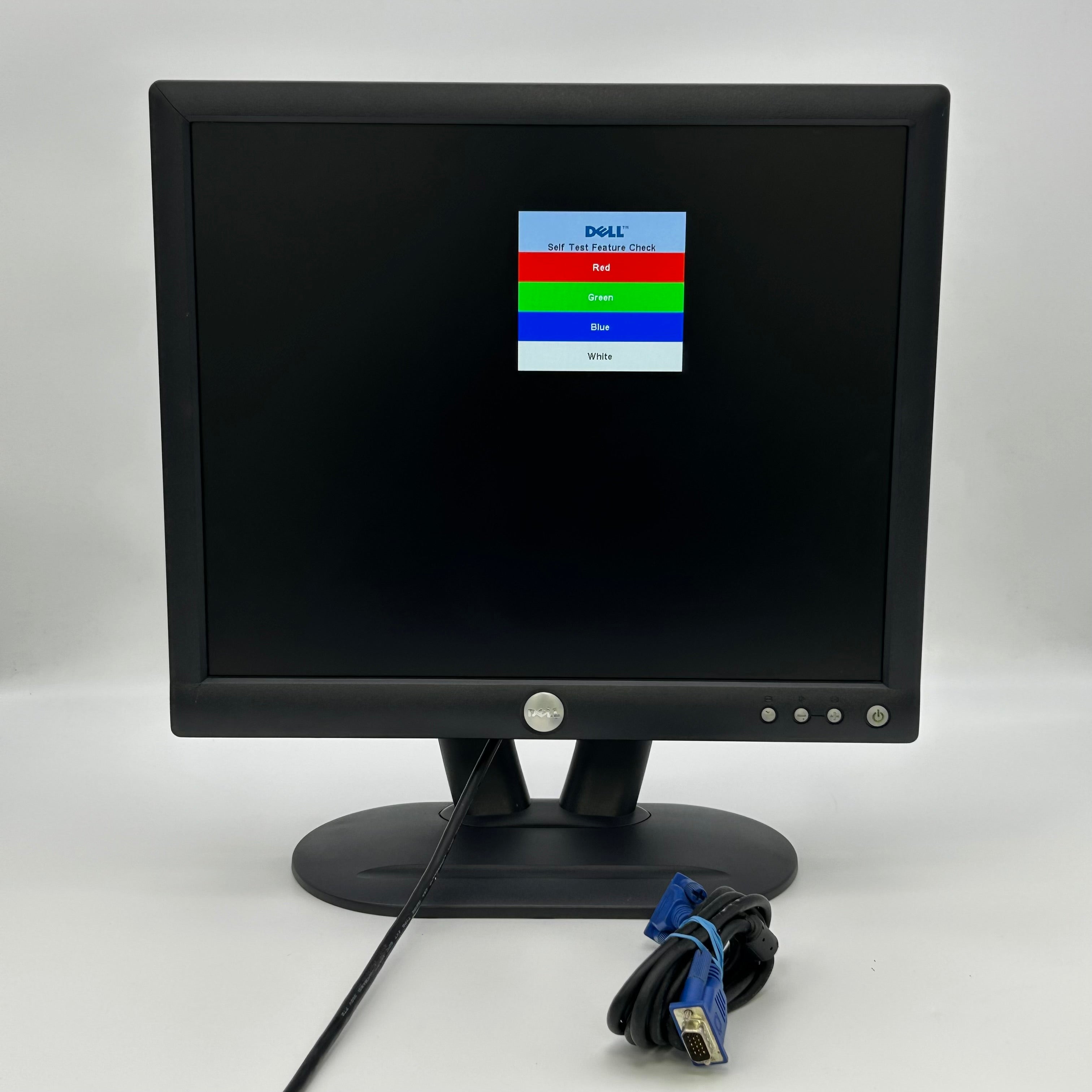Dell E153FPF 15" LCD Monitor - Tested & Working - Black - Used
