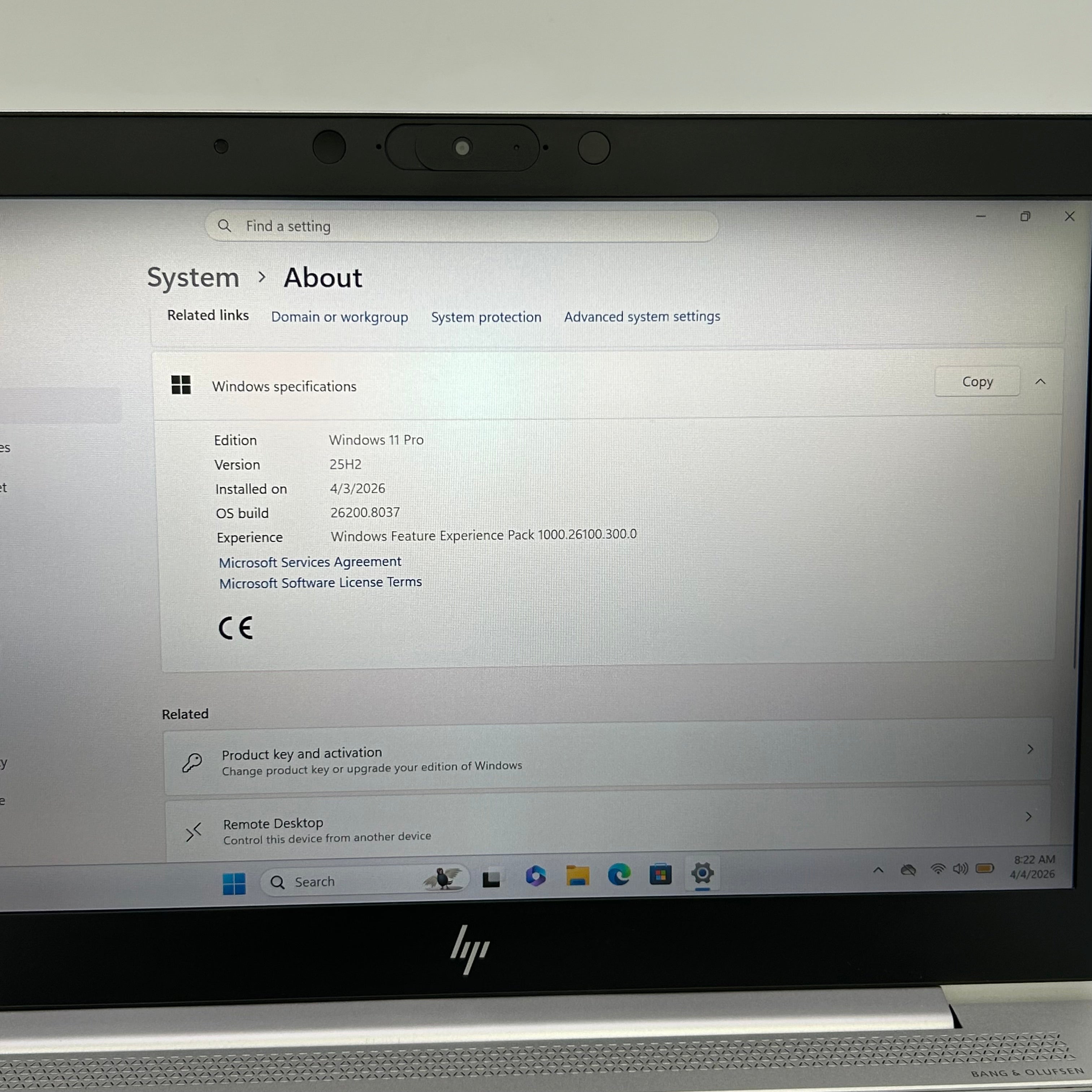 HP EliteBook 840 G6 14-inch Intel Core i7-8665U 16GB 512GB SSD Windows 11 Pro Laptop