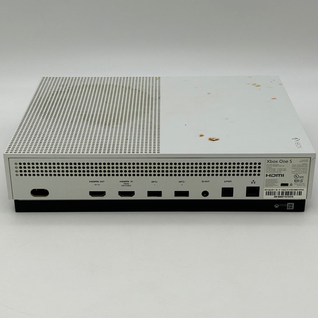 Microsoft Xbox One S 1681 500GB Console White w/ Controller- Read!