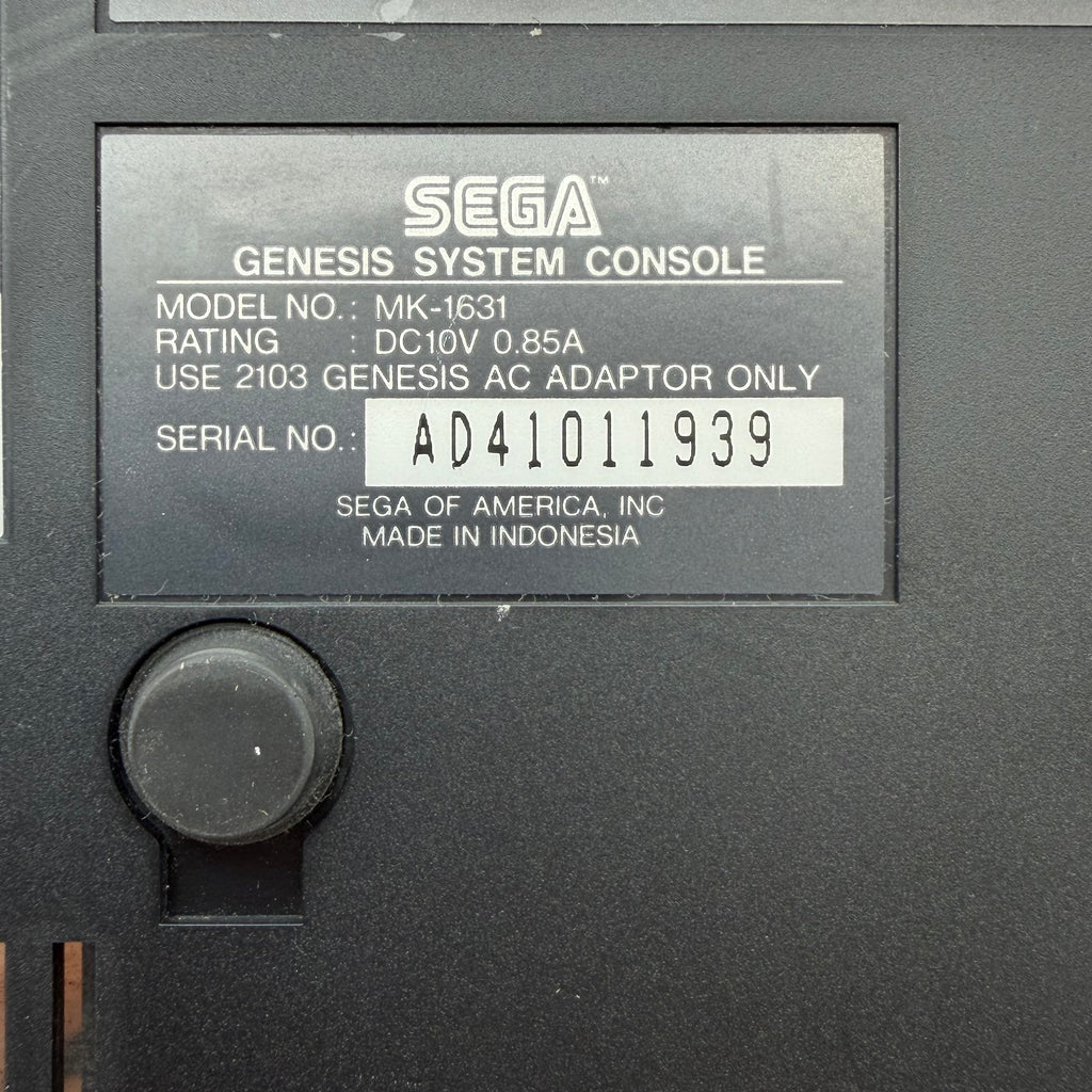 Sega Genesis Model 2 MK-1631 Console Bundle - UNTESTED