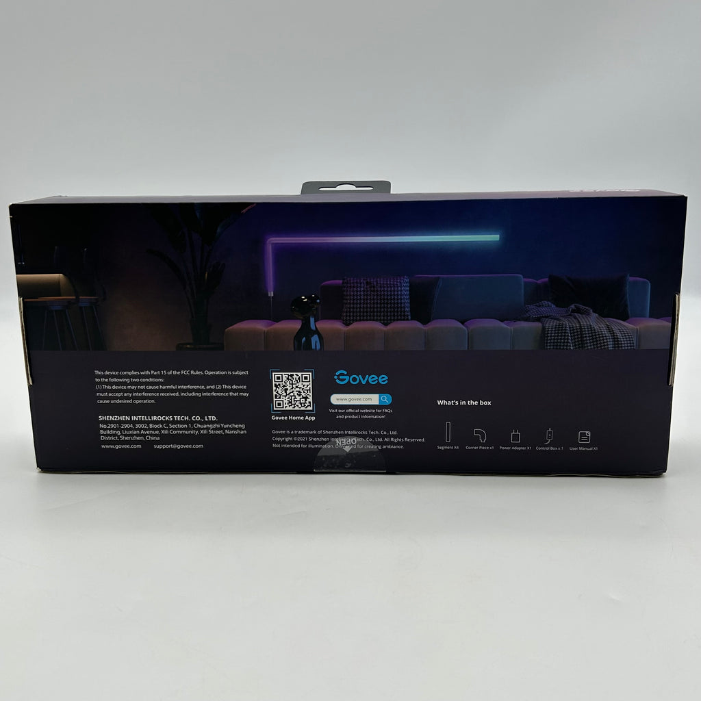 Govee Glide Wall Light RGBIC Smart LED Bar Alexa Google App Controlled