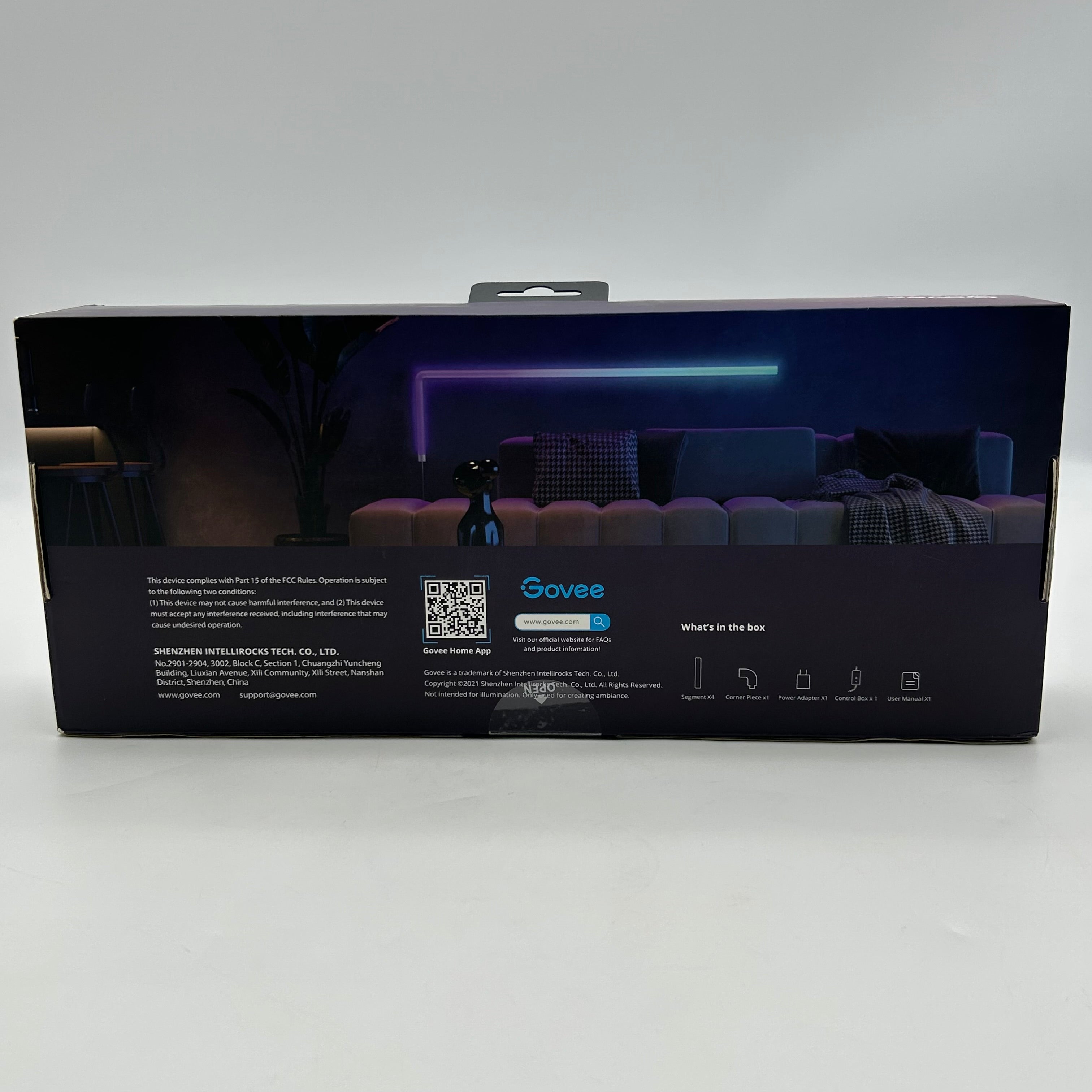 Govee Glide Wall Light RGBIC Smart LED Bar Alexa Google App Controlled