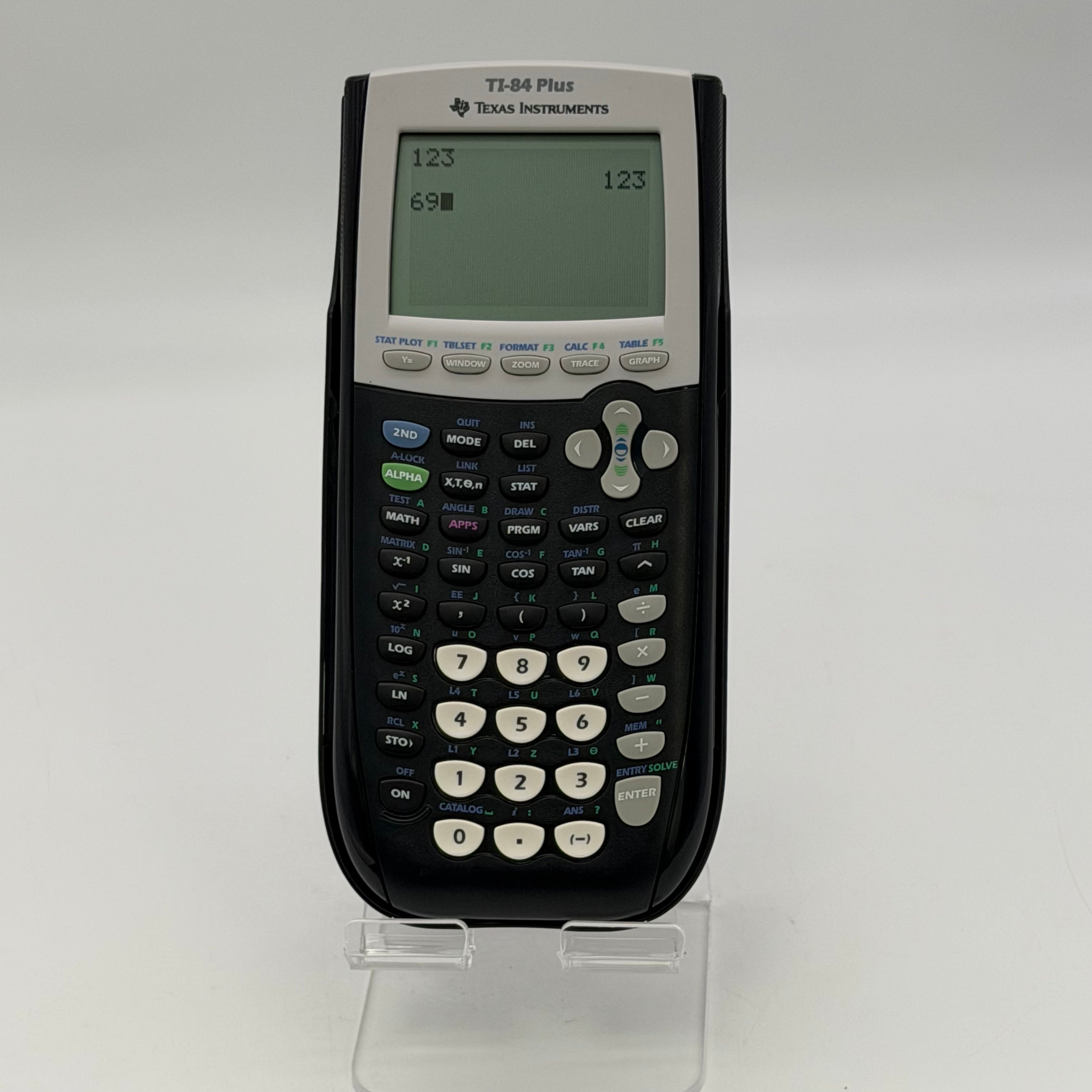 Texas Instruments TI-84 Plus Graphing Calculator W/ Cover - Tested & Working
