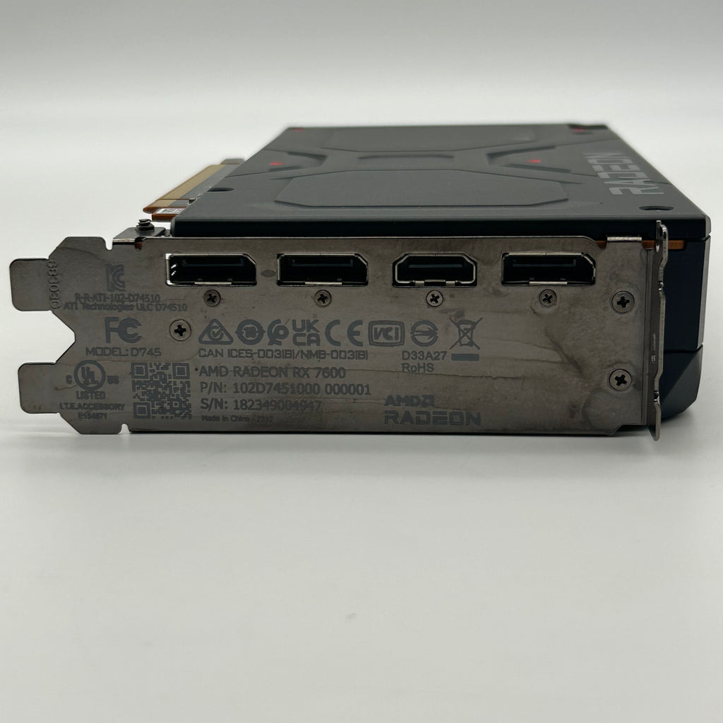 AMD Radeon RX 7600 8GB Graphics Card