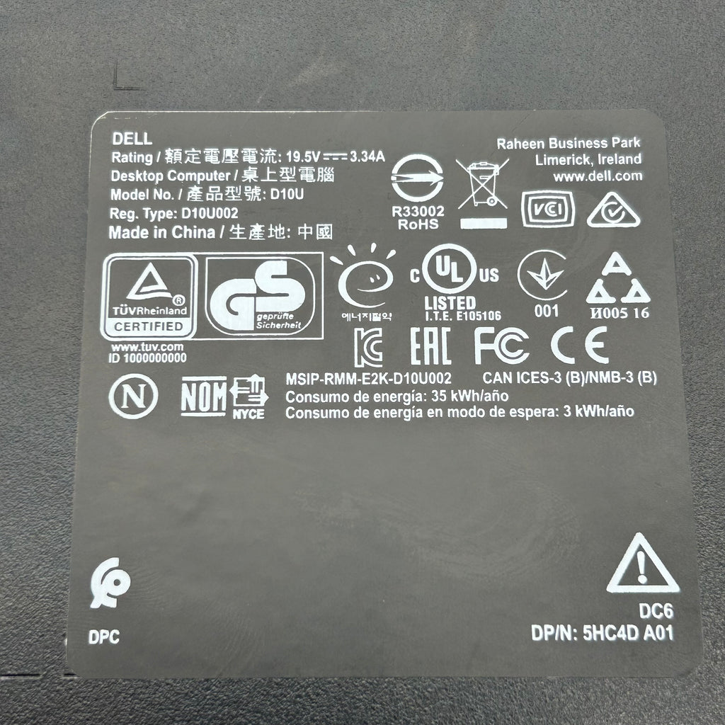 Dell OptiPlex 5050 Micro Desktop Computer - PARTS ONLY