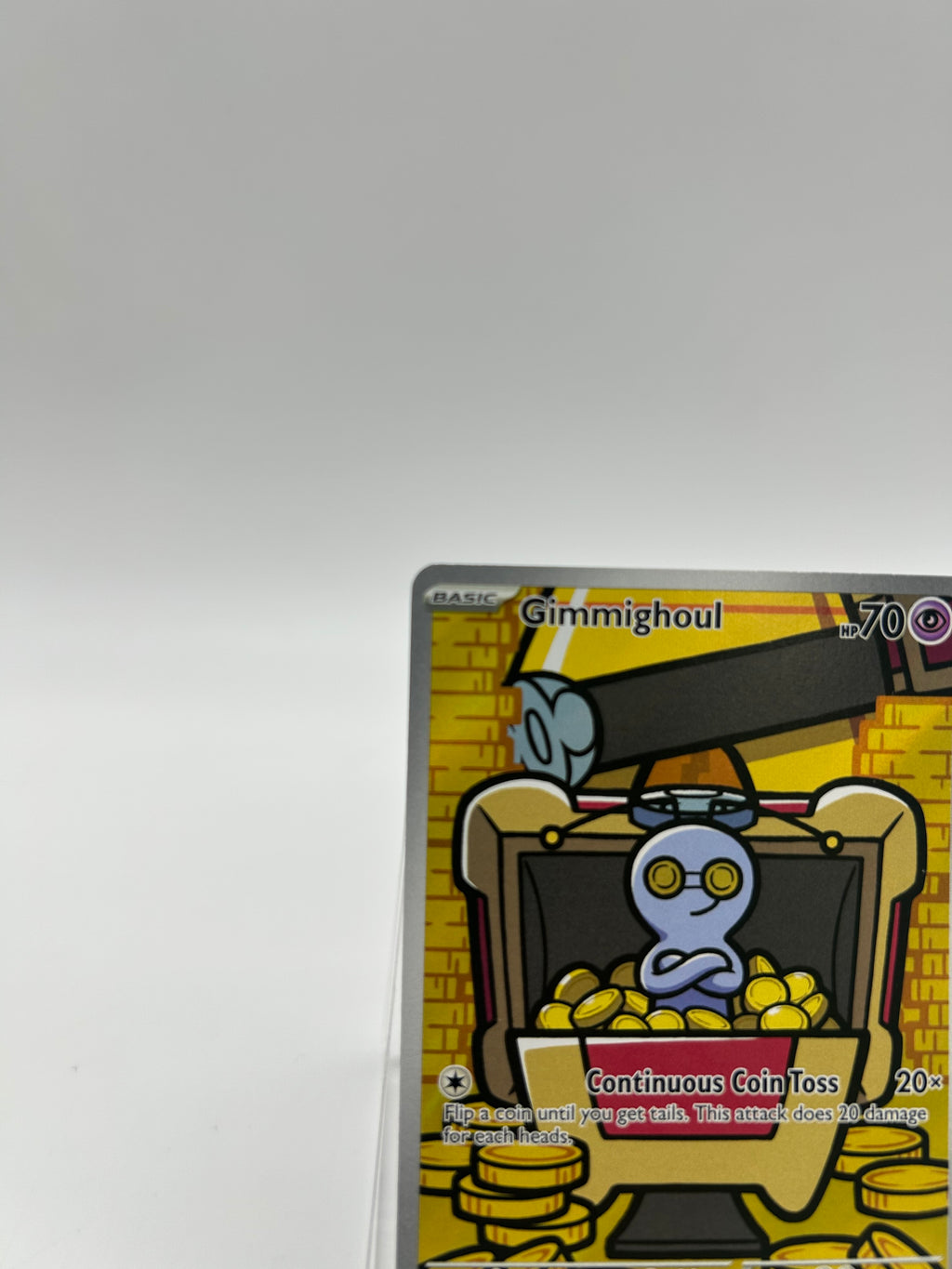 Pokemon Gimmighoul #198/182 - Black Used A Raw Ungraded