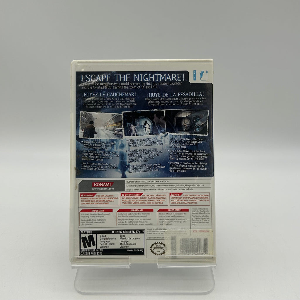 Silent Hill: Shattered Memories Nintendo Wii WII - Used Boxed With Manual