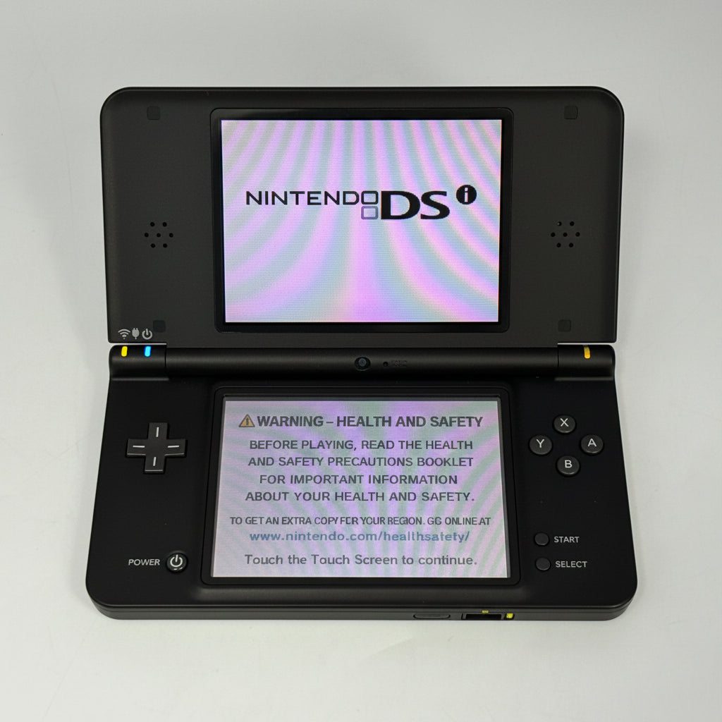 Nintendo DSi XL Handheld System Black - No Stylus & Charger - Tested