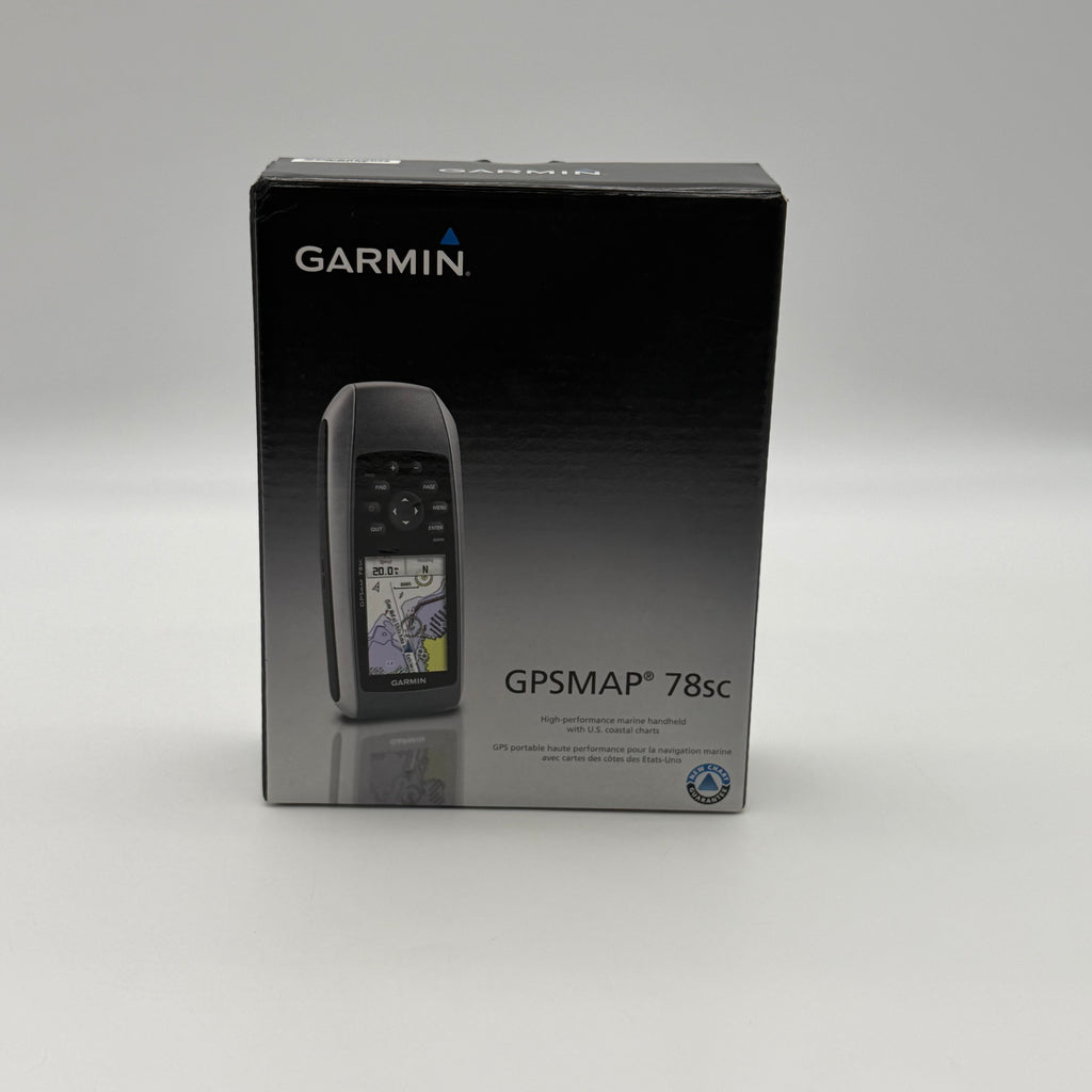 Garmin GPSMAP 78sc Gray Black Portable 2.6" LCD 3-Axis USB Marine GPS Navigator