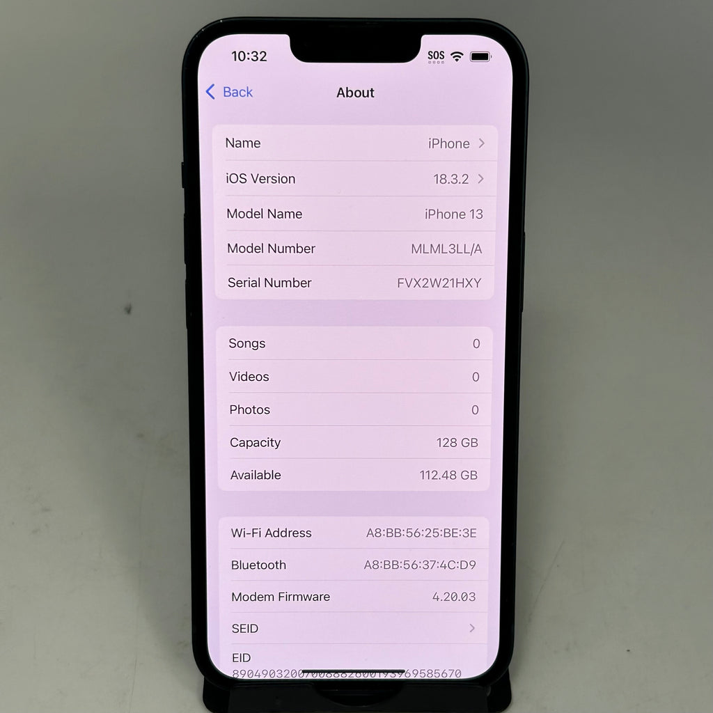 Apple iPhone 13 128GB Midnight Unlocked - 91%BH