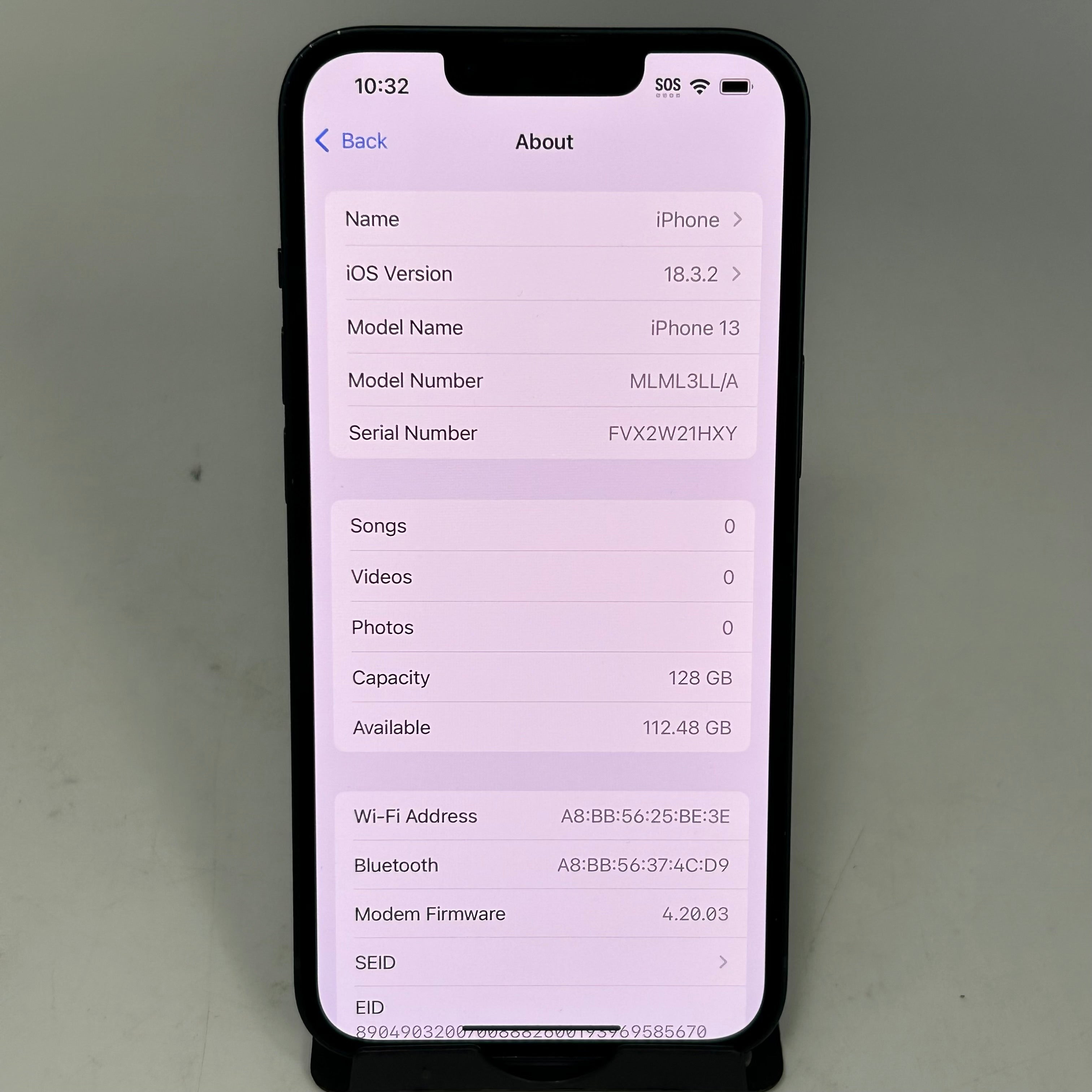 Apple iPhone 13 128GB Midnight Unlocked - 91%BH