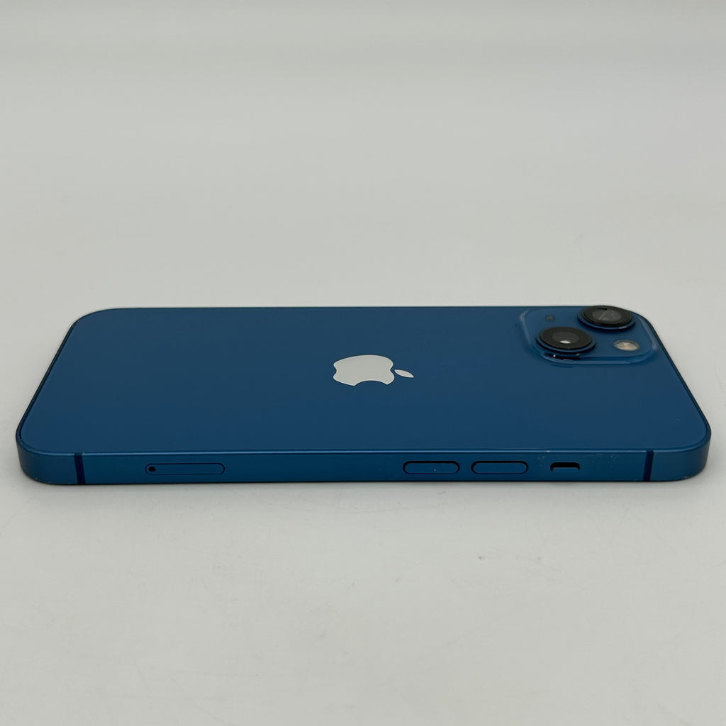 Unlocked Apple iPhone 13 128GB Blue  A2482 89% BH - Lens Cracked