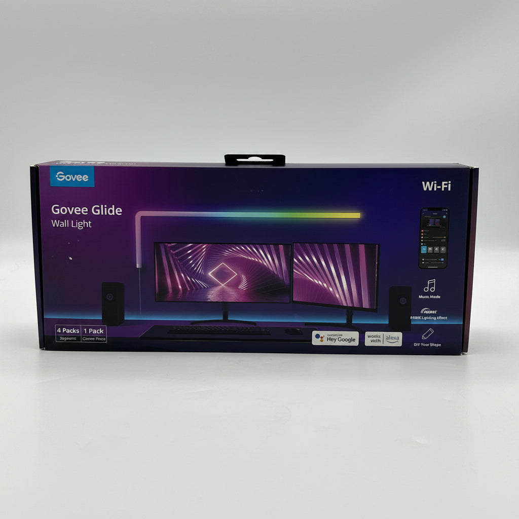 Govee Glide Wall Light RGBIC Smart LED Bar Alexa Google App Controlled
