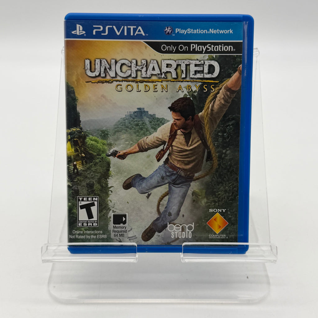 Uncharted: Golden Abyss (Sony PlayStation PS Vita) Complete In Box CIB