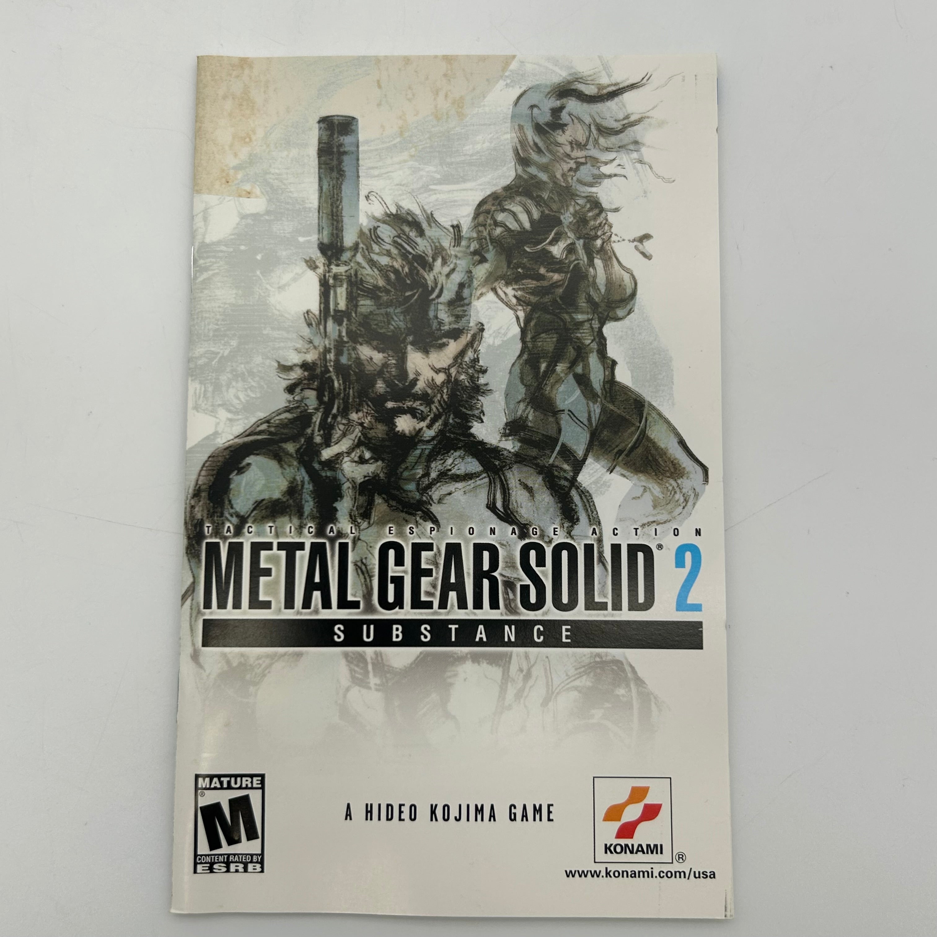 PS2 Metal Gear Solid 2 Substance w/ Manual & Case