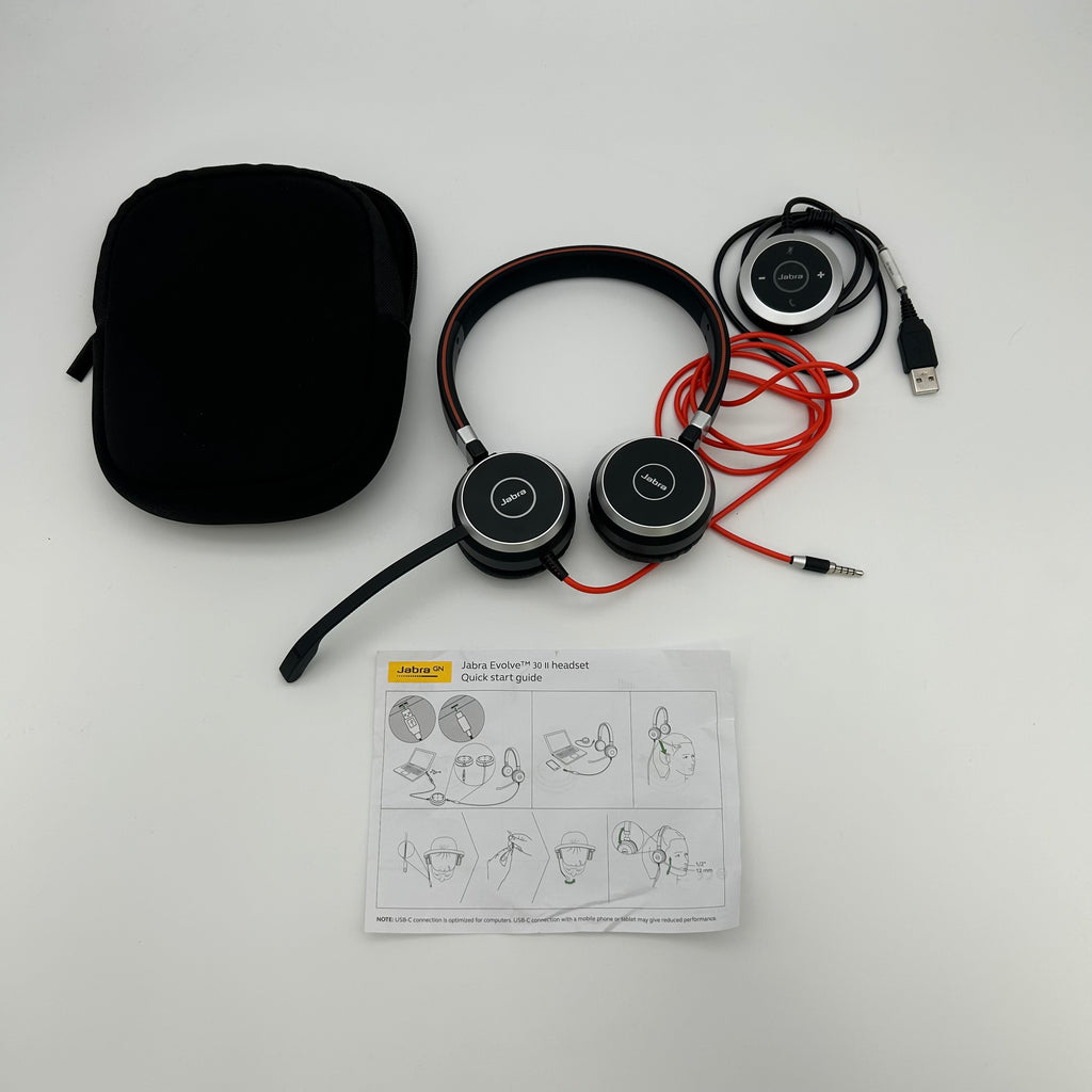 JABRA Enc010 Headphones With Controller - Used