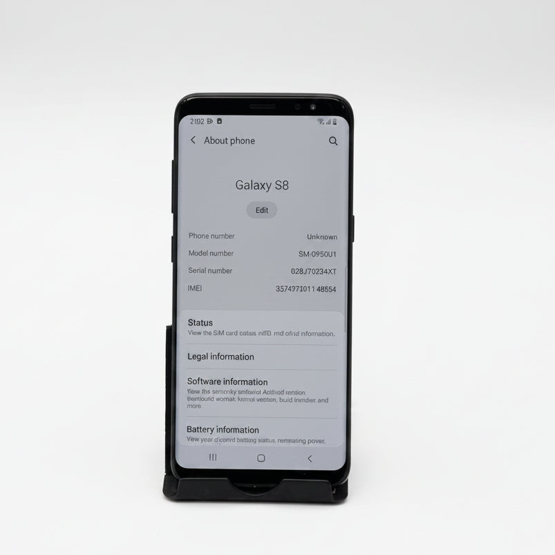 Samsung Galaxy S8 (SM-G950U) 64GB | Black | Unlocked Original Box + Accessories *READ*