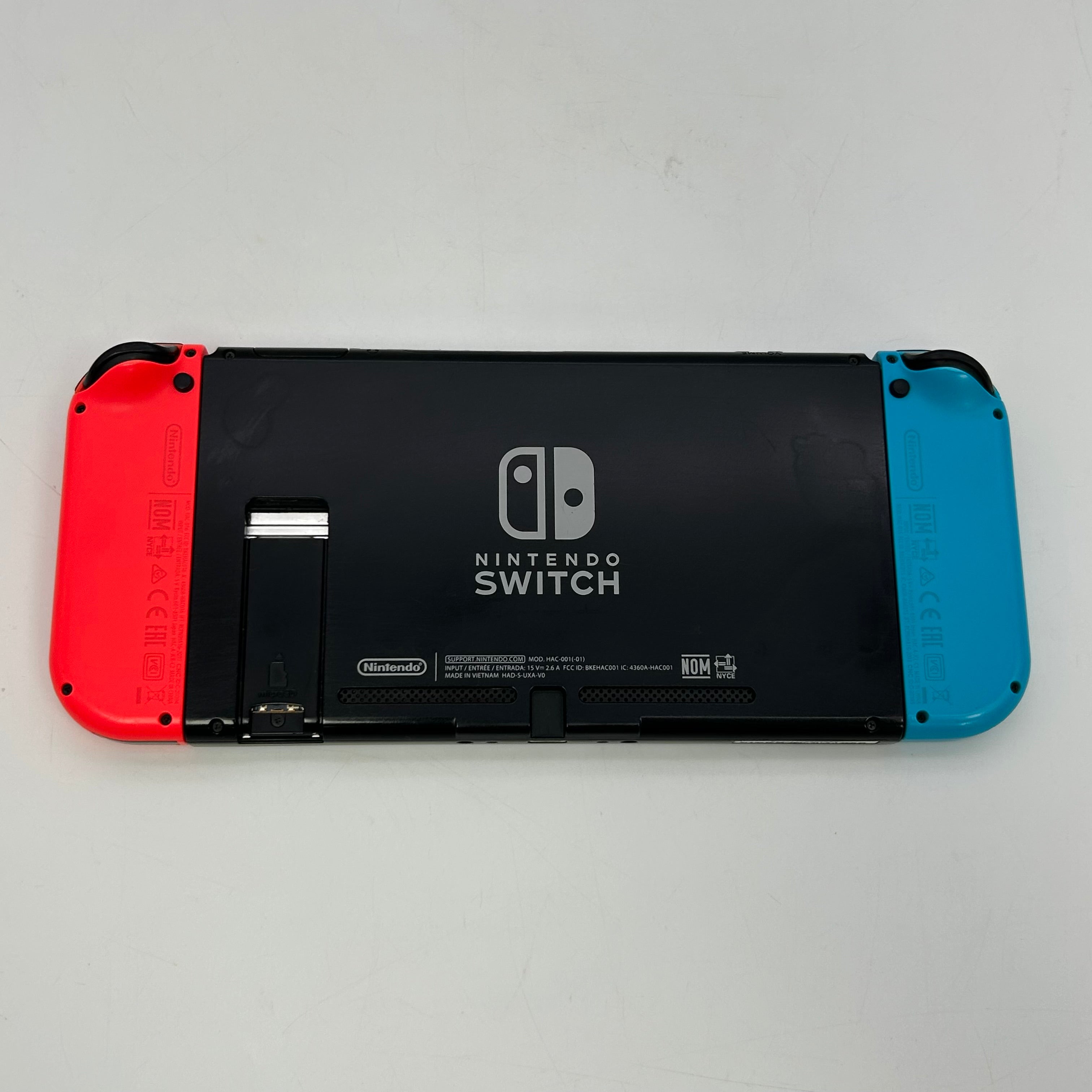 Nintendo Switch HAC-001(-01) - Neon Red/Neon Blue 32GB Handheld Black Console Set