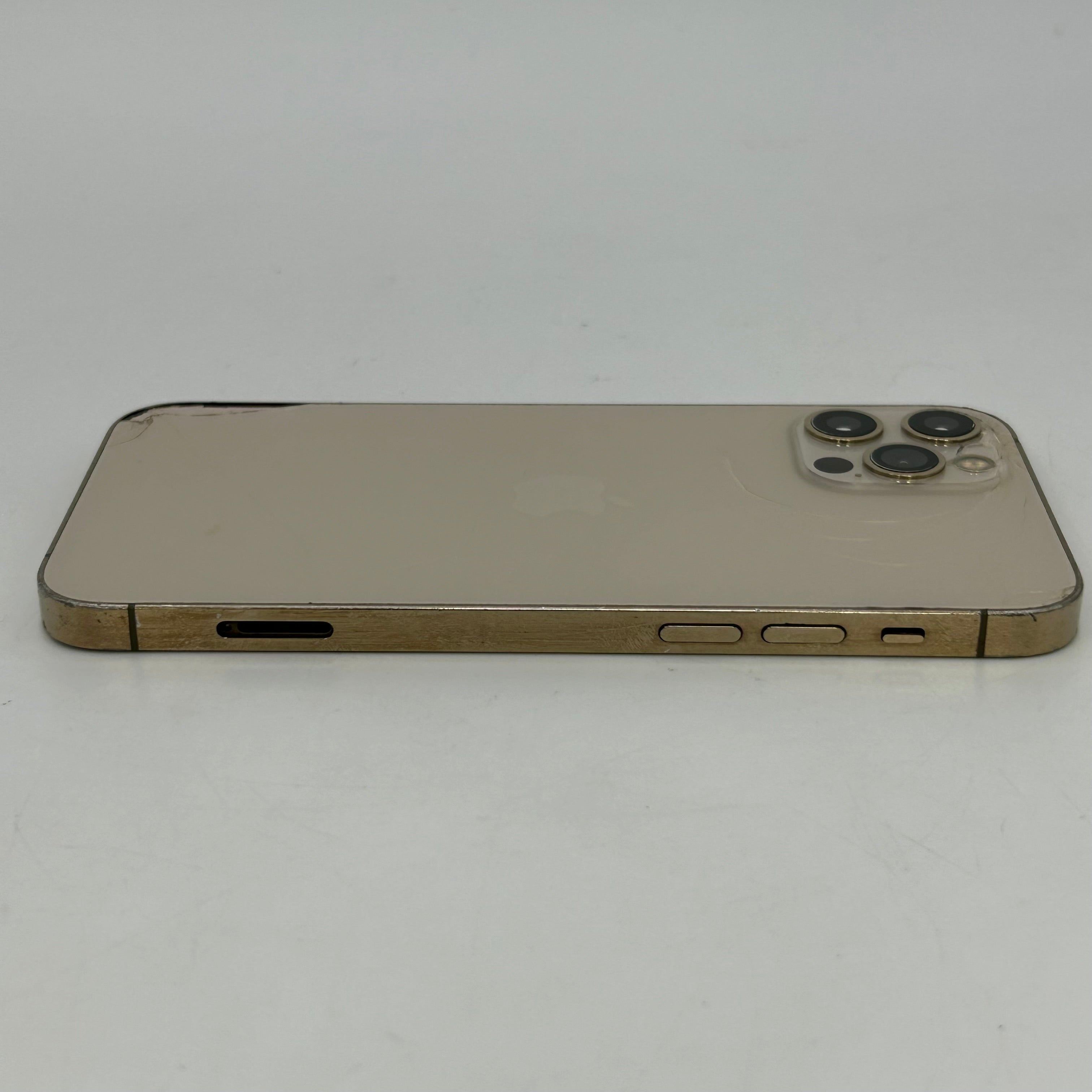 Apple iPhone 12 Pro 128GB MGJQ3LL/A Unlocked - Cracked Back - Heavy Scratches - Missing SIM Tray