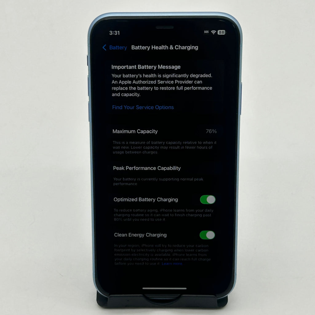 Apple iPhone XR A1984 64GB | Blue | UNLOCKED | READ