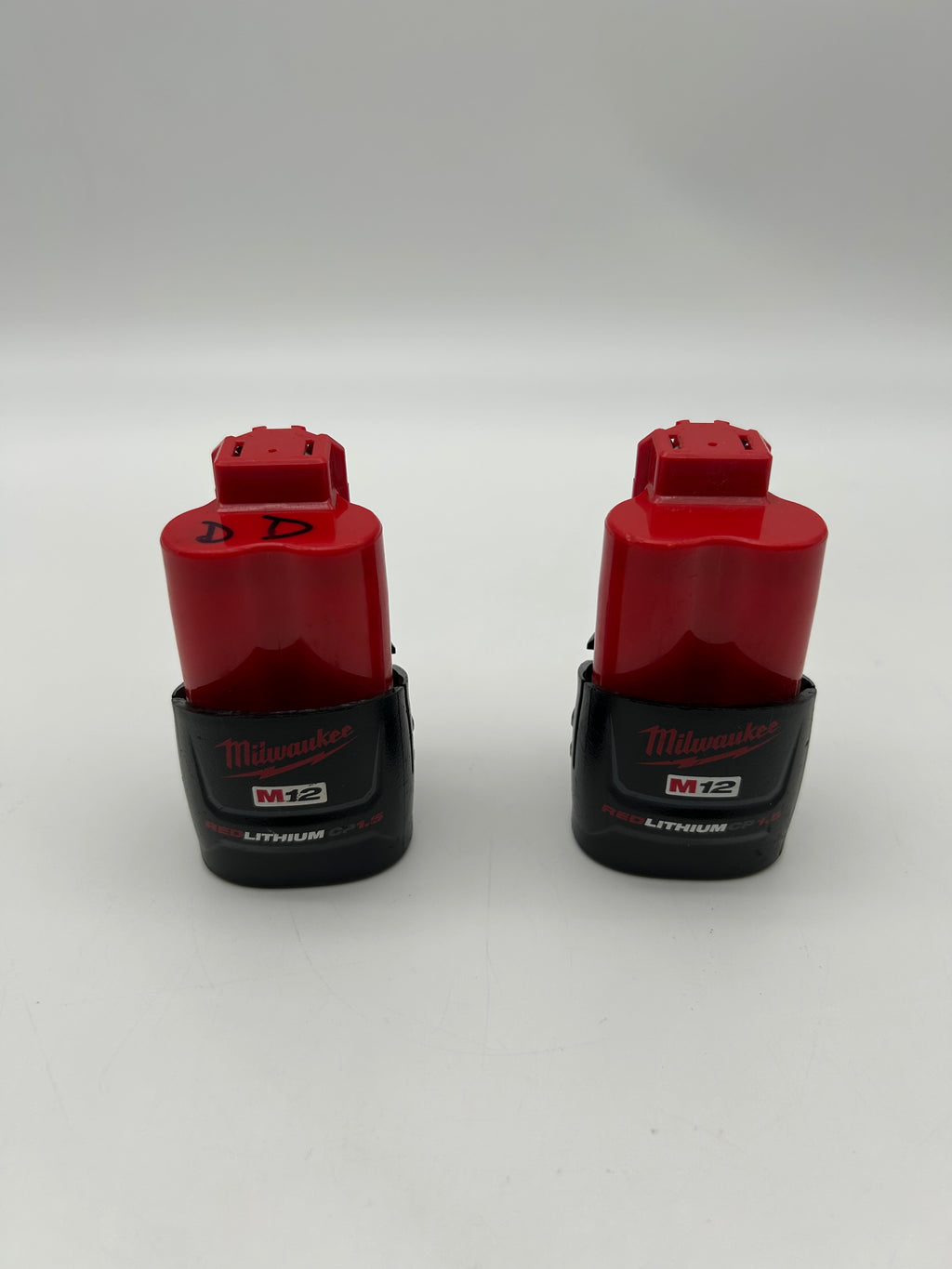 Milwaukee 2407-20 3/8" (10mm) Drill/Driver Red Used - C 2 Batteries