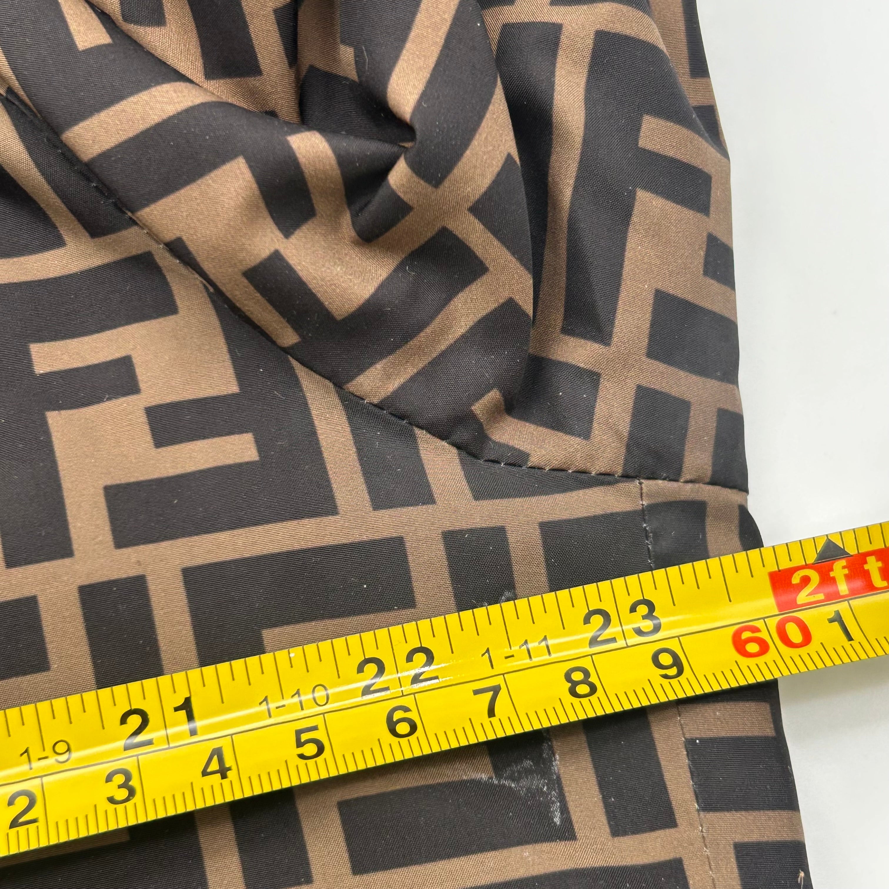 Fendi Vintage Jacket Monogram Reversible Windbreaker Size Large (52)