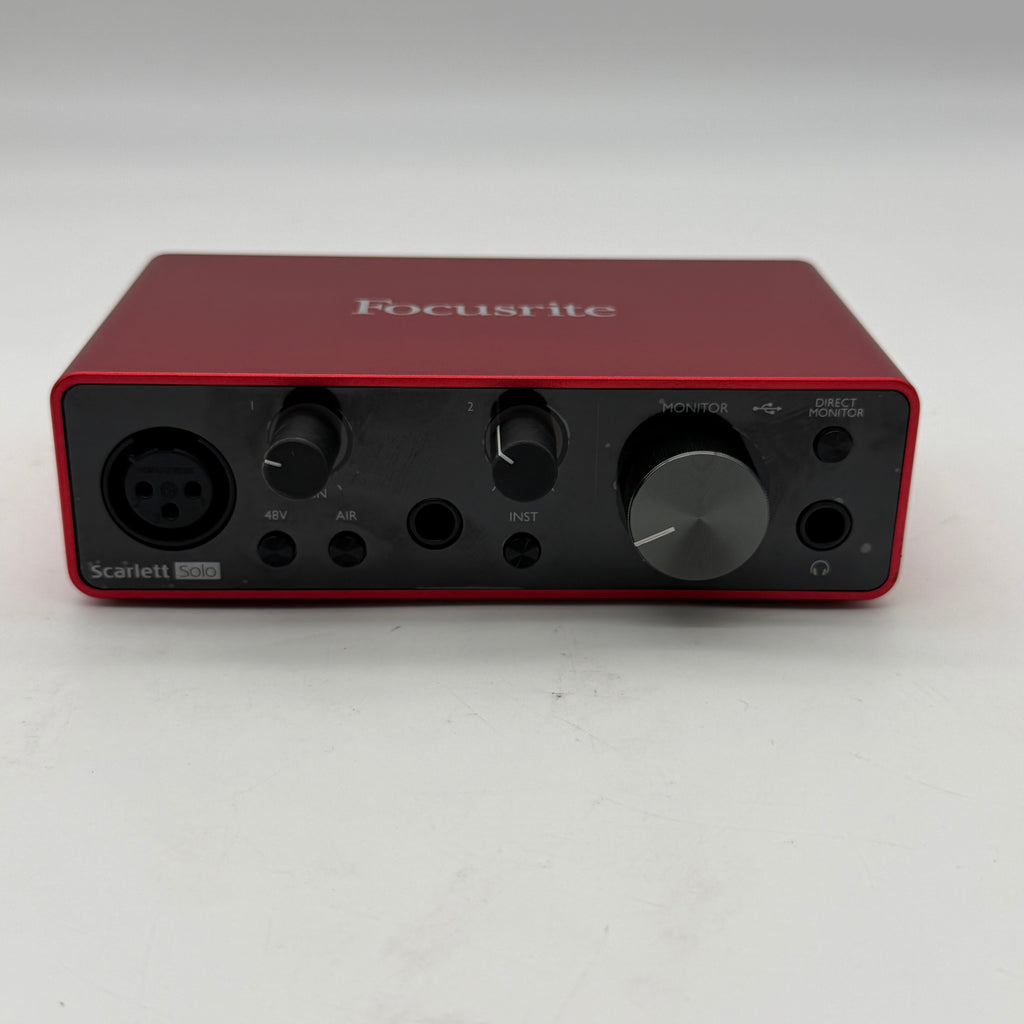 Focusrite Scarlett Solo 3rd Gen 2 Channel USB Audio Interface