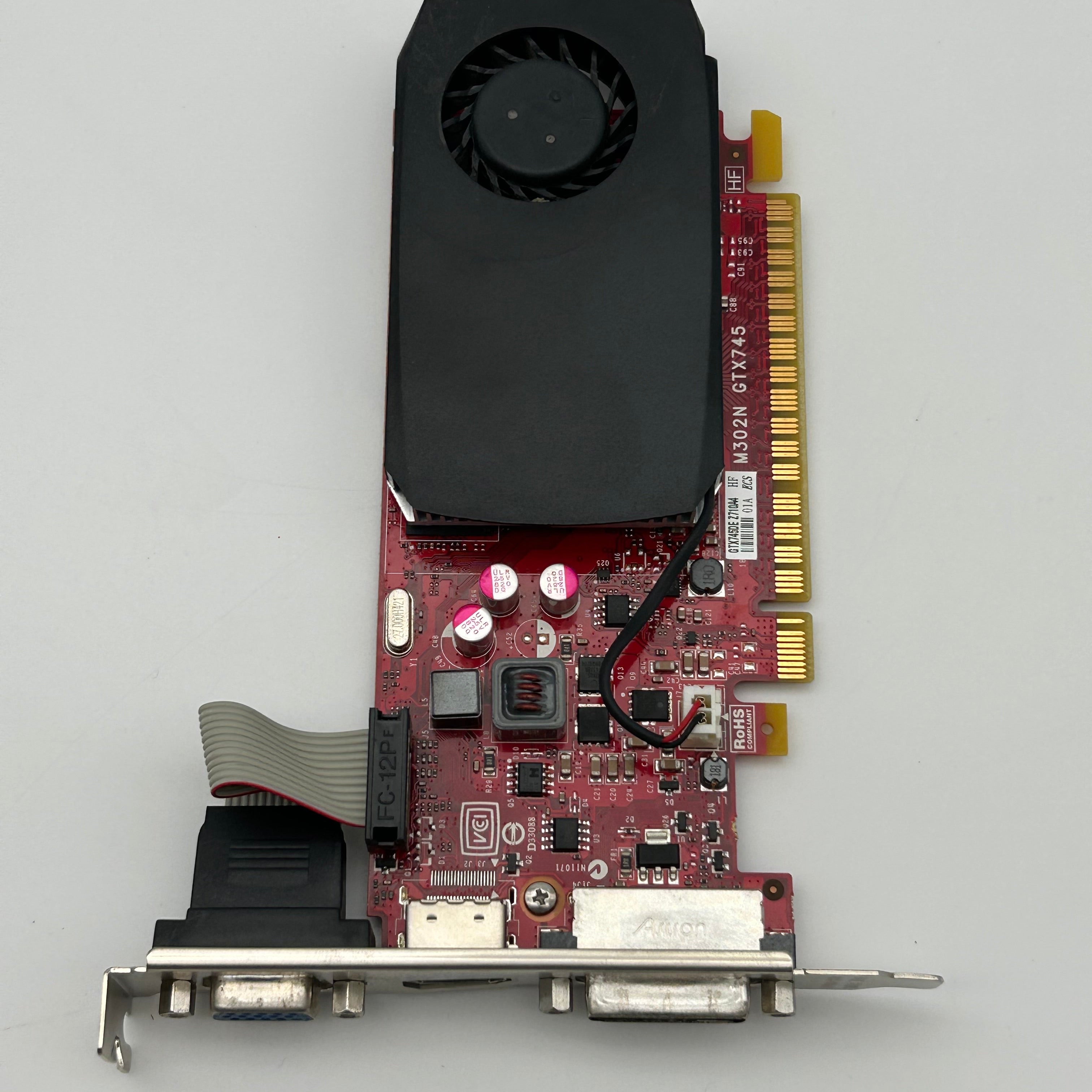 Nvidia GeForce GTX 745 4GB DDR3 Graphics Card Red Used Condition