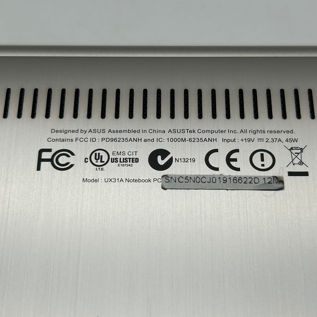 Asus UX31A Notebook PC 13.3-inch (2012) - PARTS ONLY