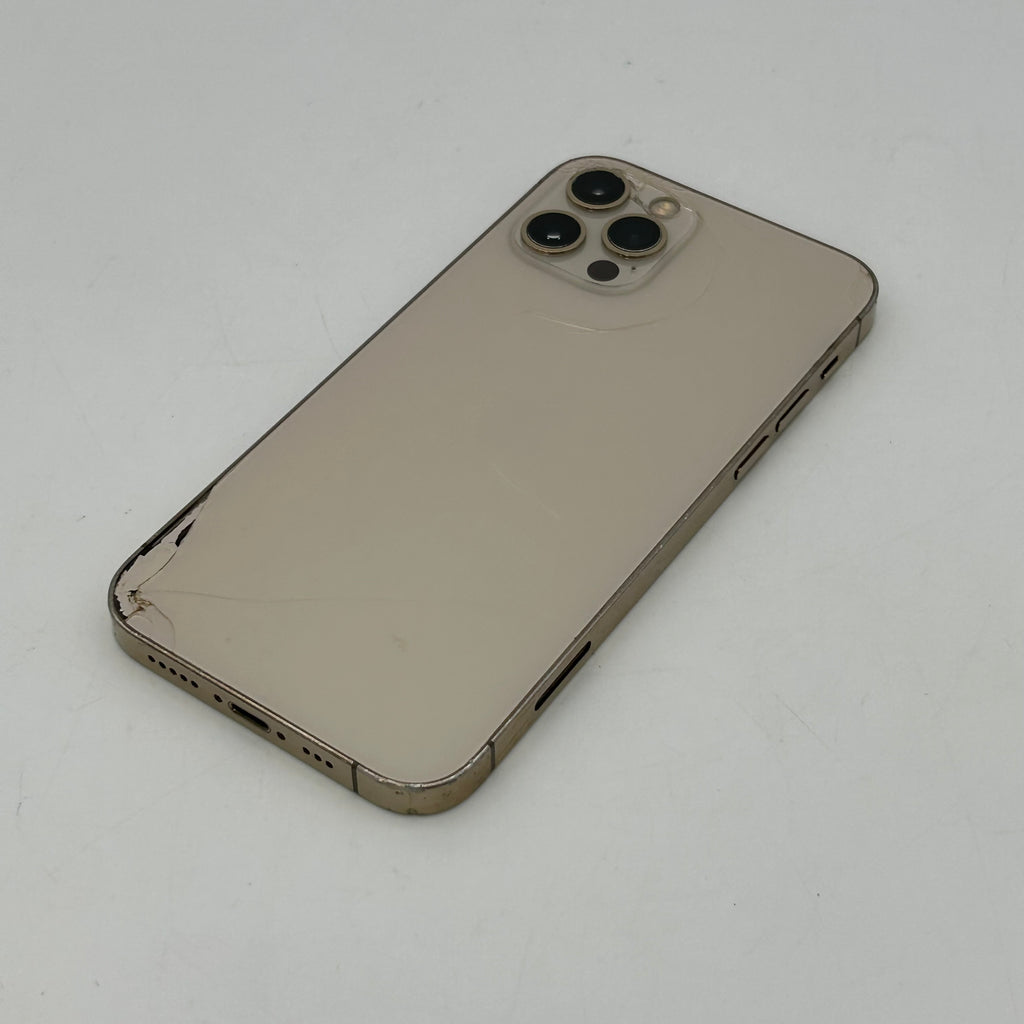Apple iPhone 12 Pro 128GB MGJQ3LL/A Unlocked - Cracked Back - Heavy Scratches - Missing SIM Tray