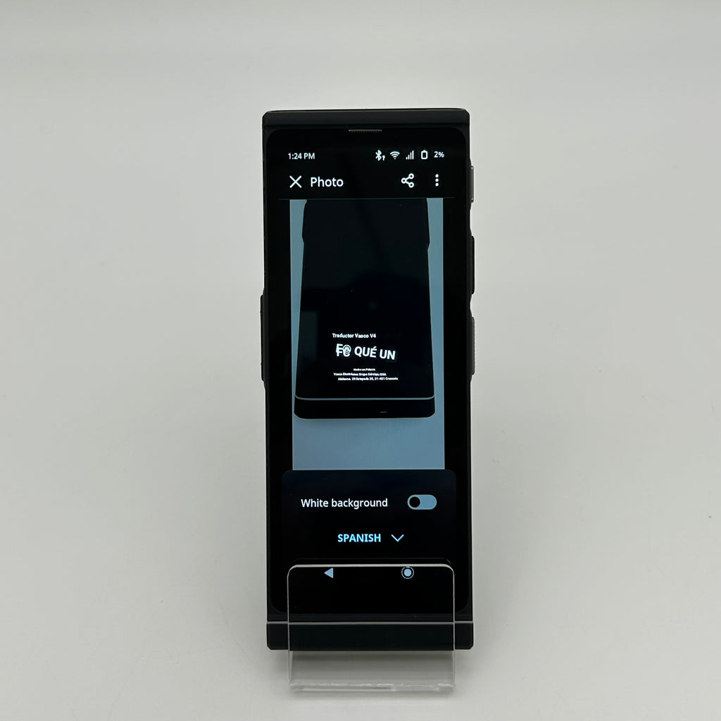 Vasco V4 Voice Translator 108 Languages Free Communication Black - Used