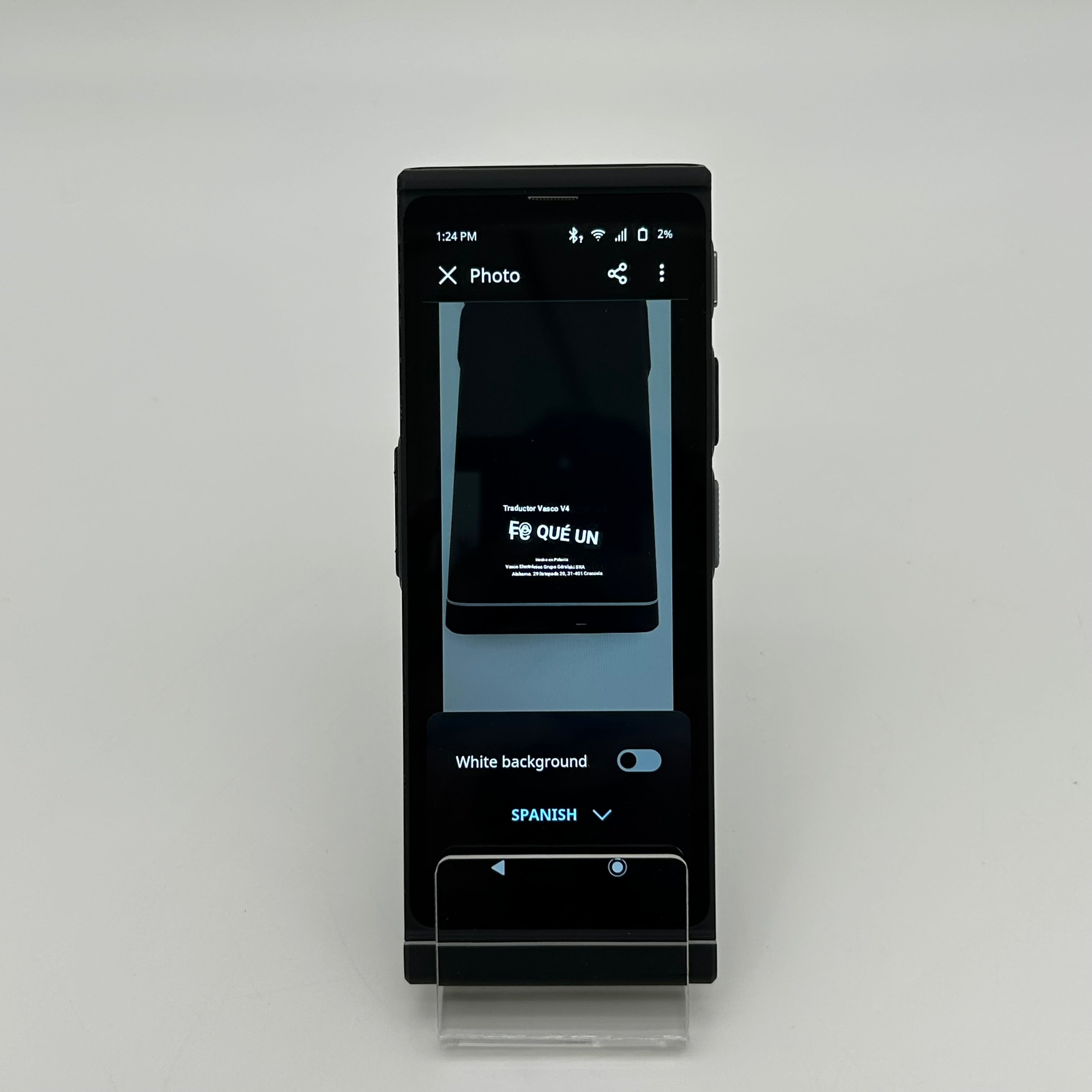 Vasco V4 Voice Translator 108 Languages Free Communication Black - Used