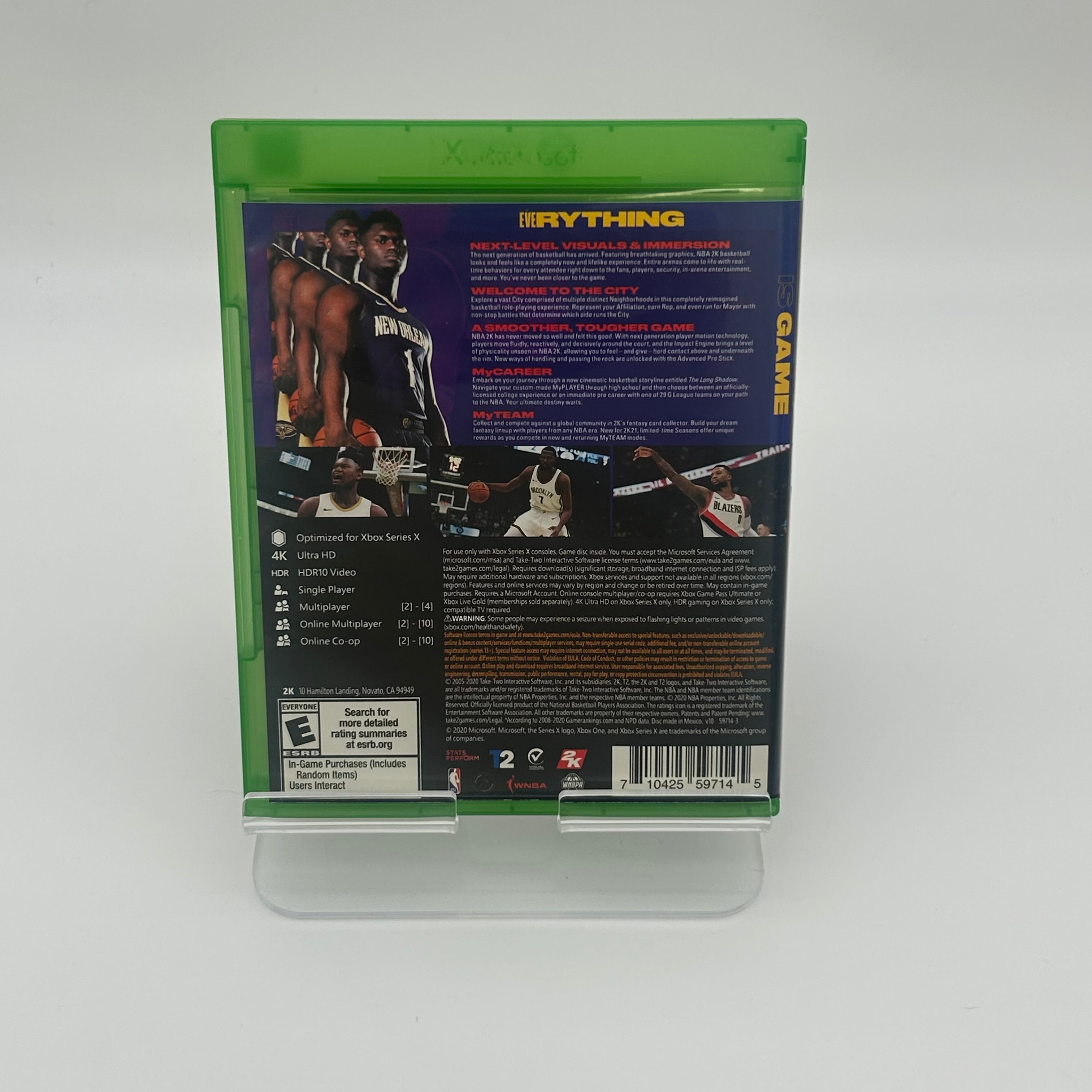 NBA 2K21 Xbox Series X With Manual and Case - Used