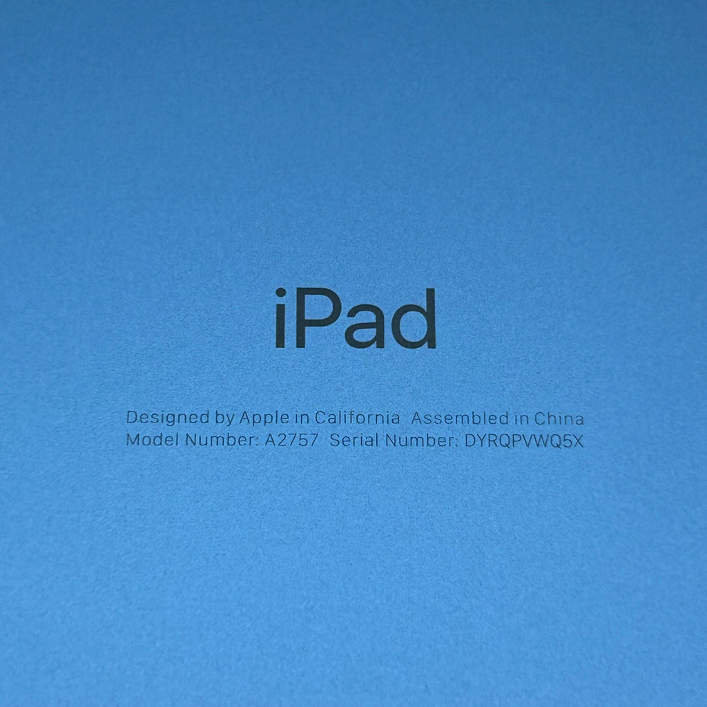 Unlocked Apple iPad (10th Gen) A2757 64GB Blue (Wi-Fi+Cellular) 10.9 MQ6K3LL/A