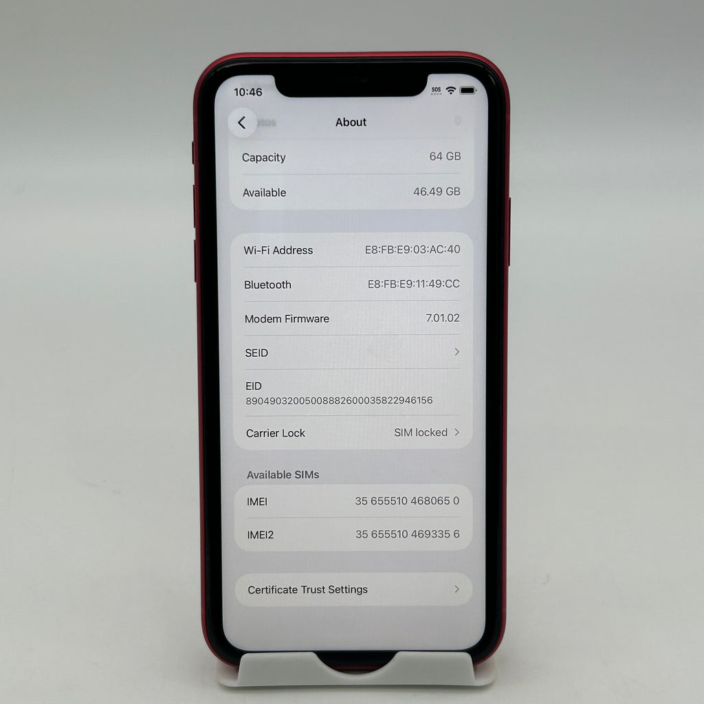 Apple iPhone 11 64GB A2111 Red (Sprint) MWK22LL/A Smartphone 89%BH