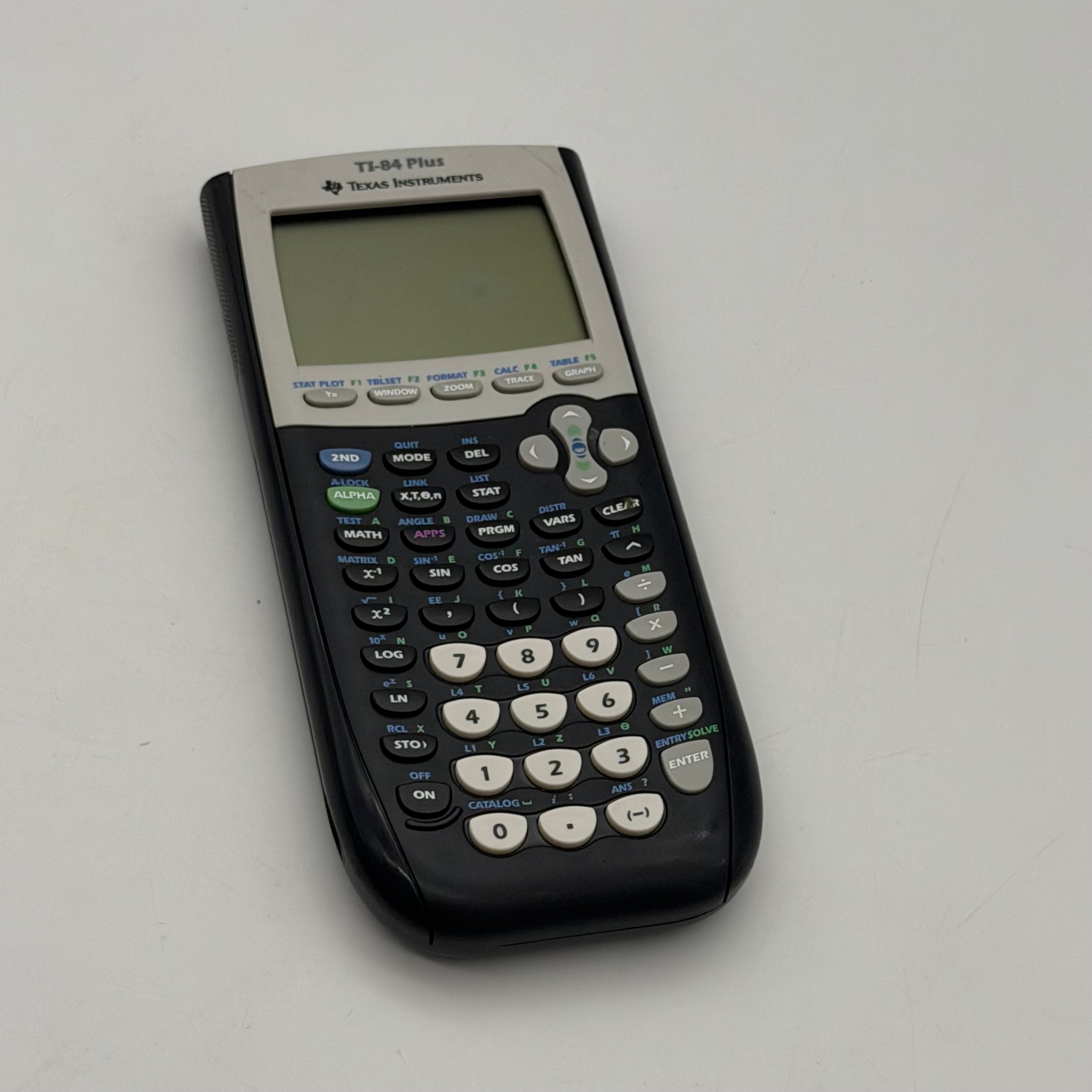 Texas Instruments TI-84 Plus Graphing Calculator w/ Cover Tested Working
