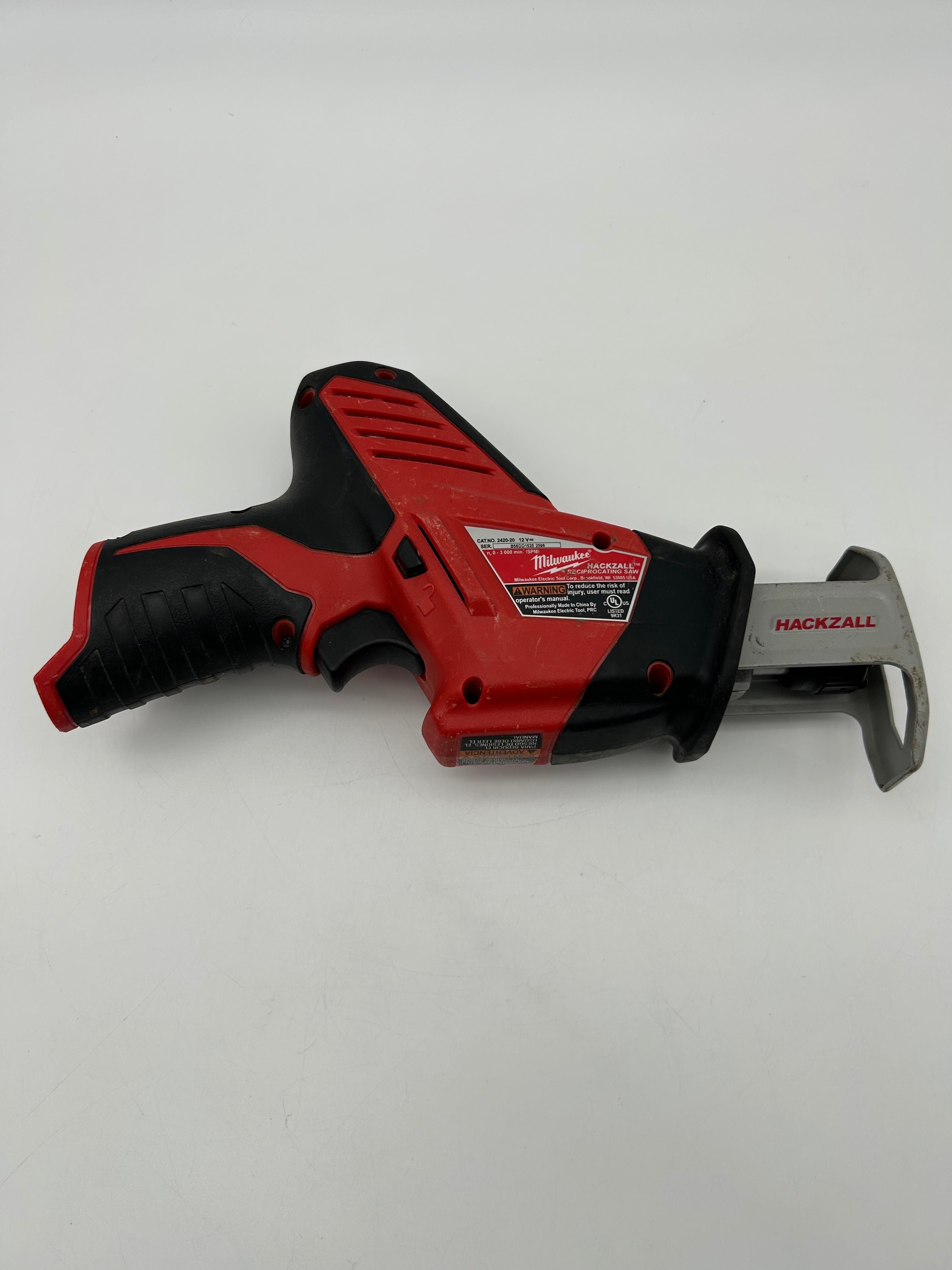 Milwaukee 2420-20 Hackzall Reciprocating Saw Used - C