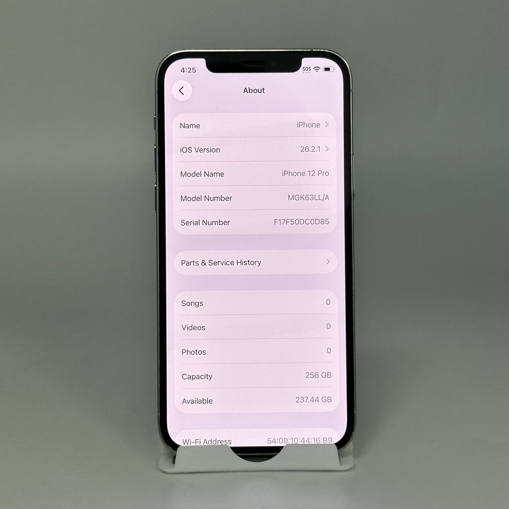 Apple iPhone 12 Pro A2341 256GB White MGK63LL/A