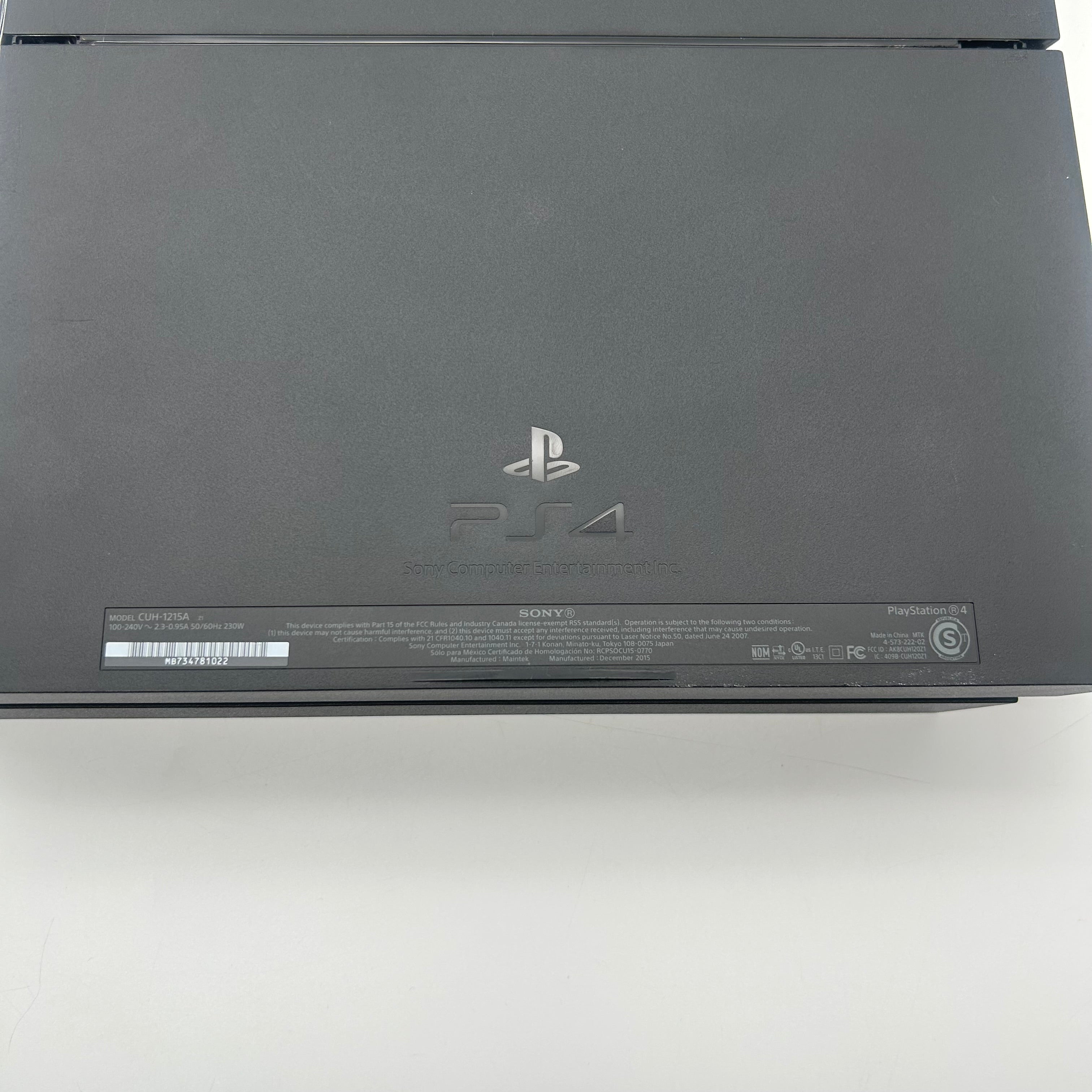 Sony PlayStation PS4 500GB Black Gaming Console Model CUH-1215A
