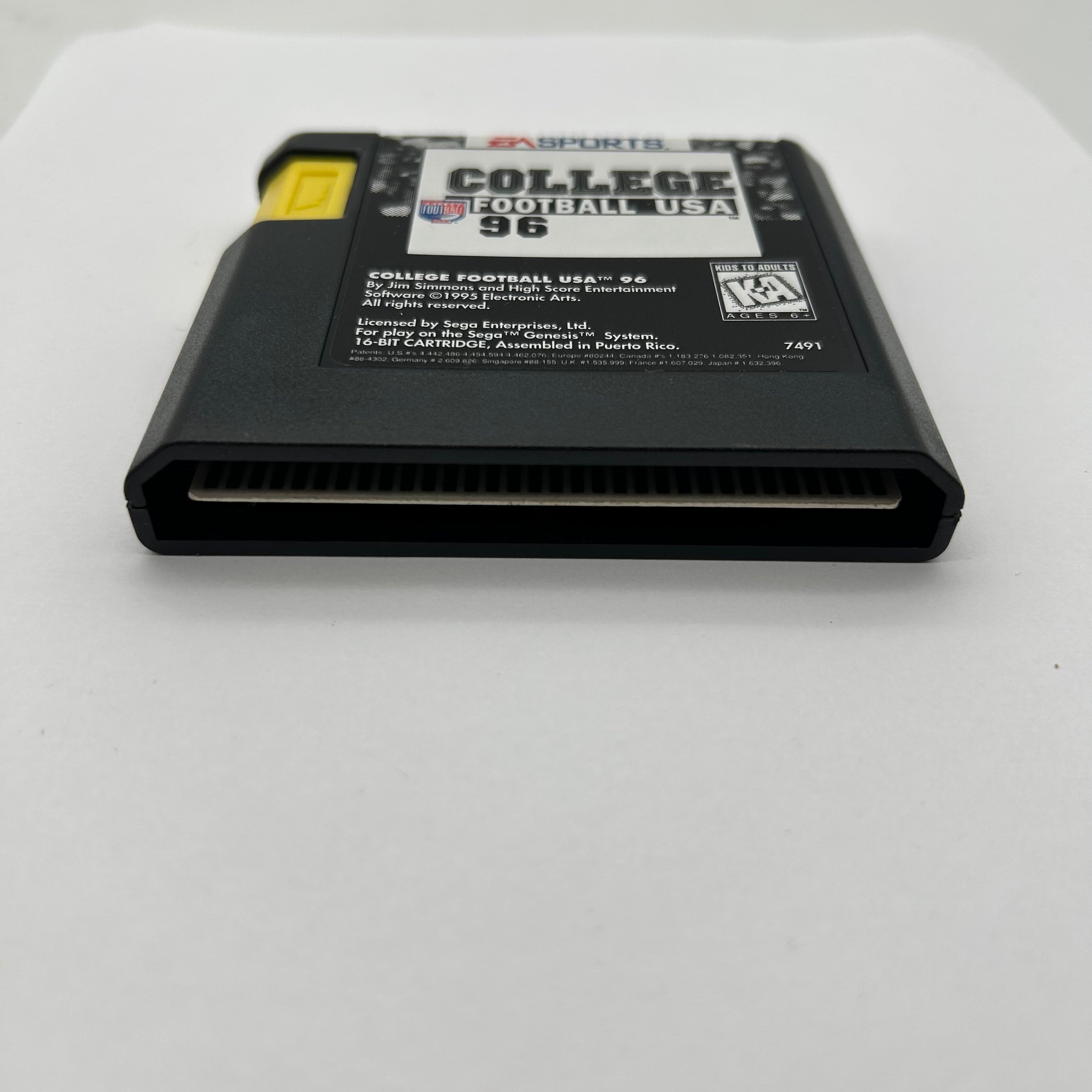 College Football USA 96 Sega Genesis - Tested