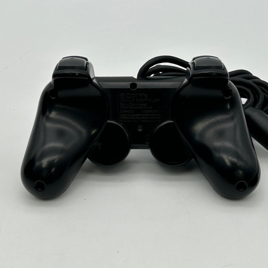 Sony PlayStation 2 Fat (SCPH-39001) Black w/ 2 Controllers And Cables TESTED