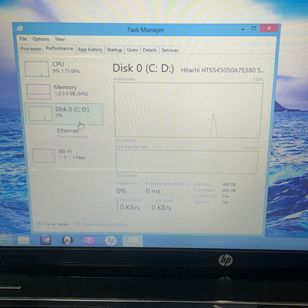 HP Pavilion G6 Laptop 15.6" |AMD A6|4GB RAM|512GB HDD|
